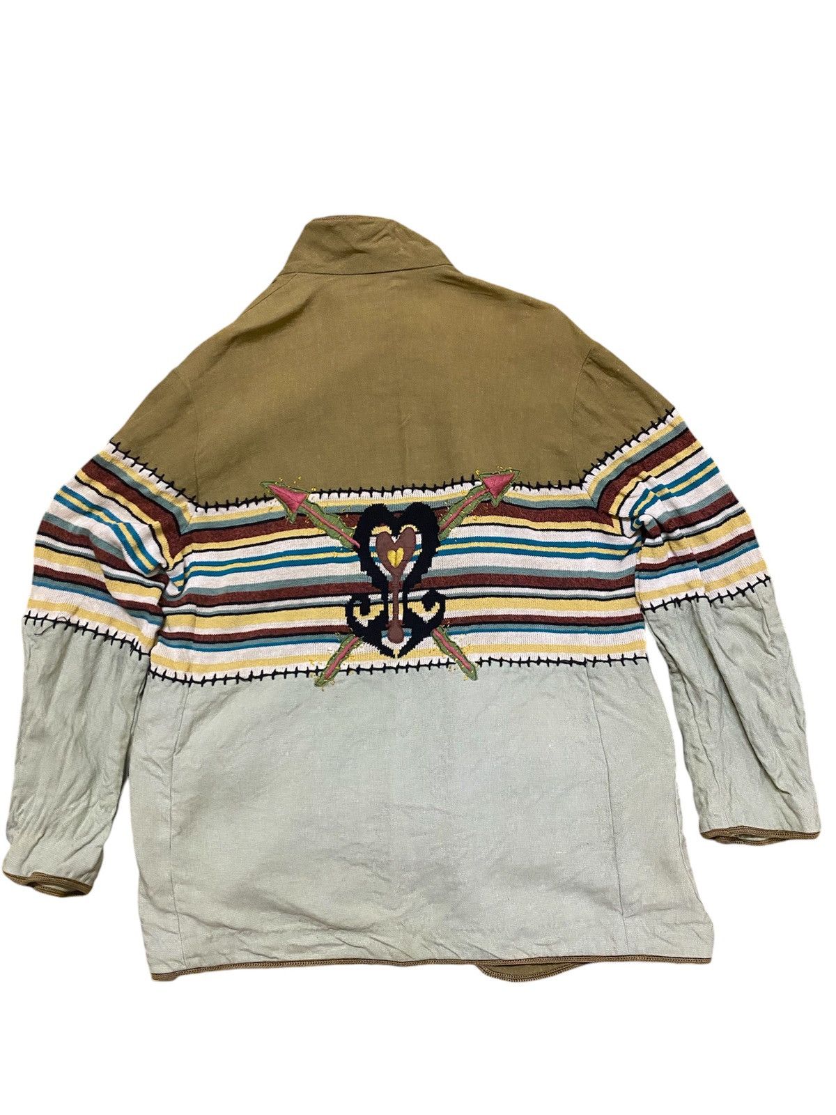 Beauty Beast × Japanese Brand × Yoshiyuki Konishi 💥Last Drop💥Vintage Yoshiyuki Konishi Knit Jacket Size US L / EU 52-54 / 3 - 2 Thumbnail