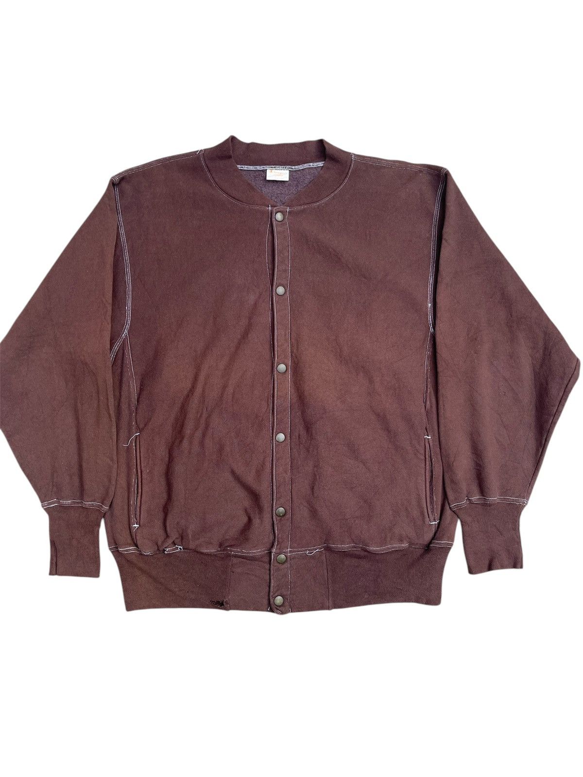 Champion × Vintage Vintage 70s Champion Reverse Weave Warm-Up Jacket - USA Made Size US L / EU 52-54 / 3 - 1 Thumbnail