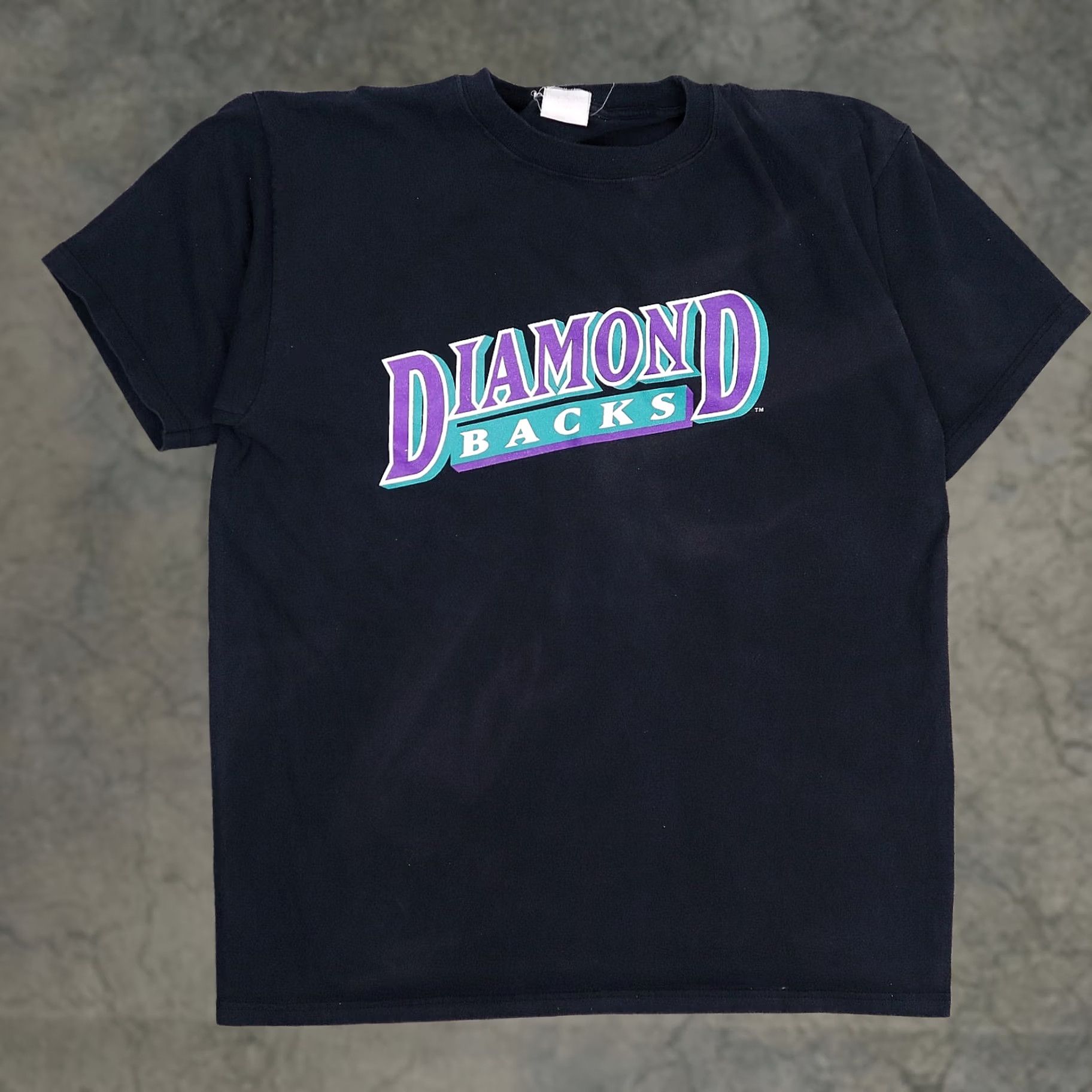 Vintage VTG 90s Diamondbacks Cody Ross #13 Baseball 2XL Black Short Sleeve T-Shirt Men USA Sports Vintage Diamondbacks Logo Shirt 90s Mens Size US XXL / EU 58 / 5 - 1 Thumbnail