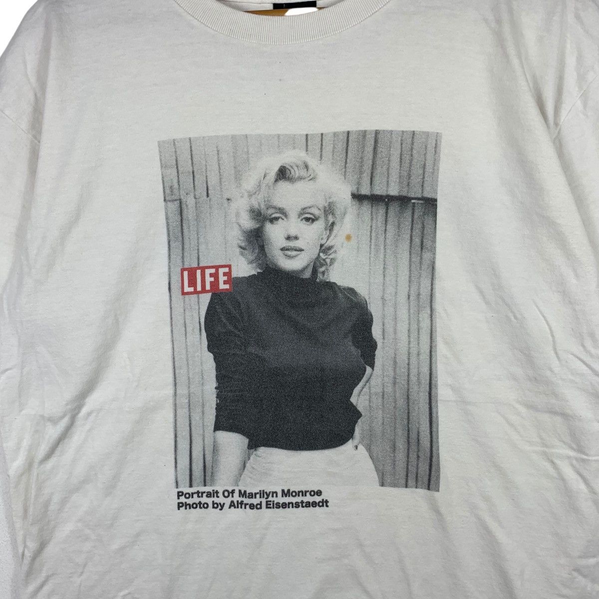Marilyn Manson Vintage MARILYN MONROE FOTOFOLIO Alfred Eisenstaedt Tee Size L / US 10 / IT 46 - 4 Thumbnail