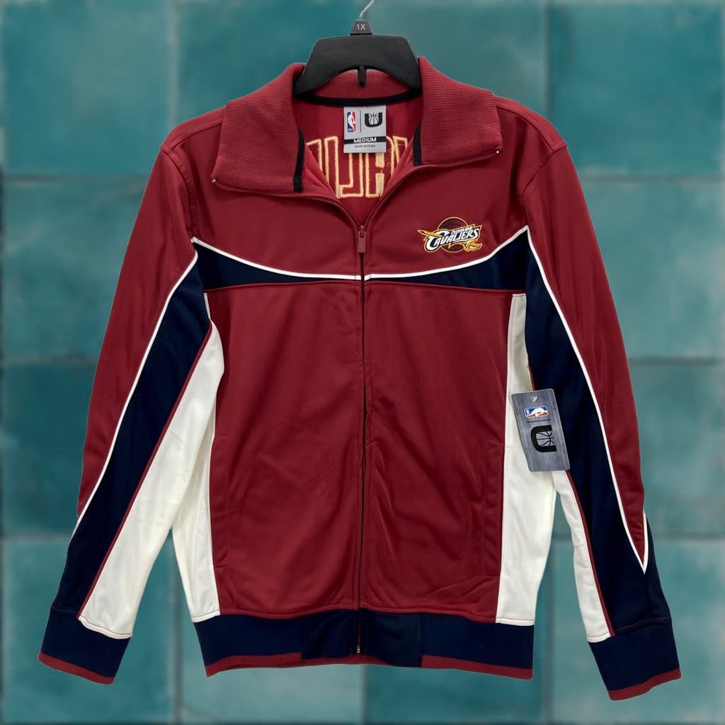 NBA NBA Cavaliers Mens Track Jacket Full Zip Red M Basketball Nike Style? Size US M / EU 48-50 / 2 - 1 Thumbnail