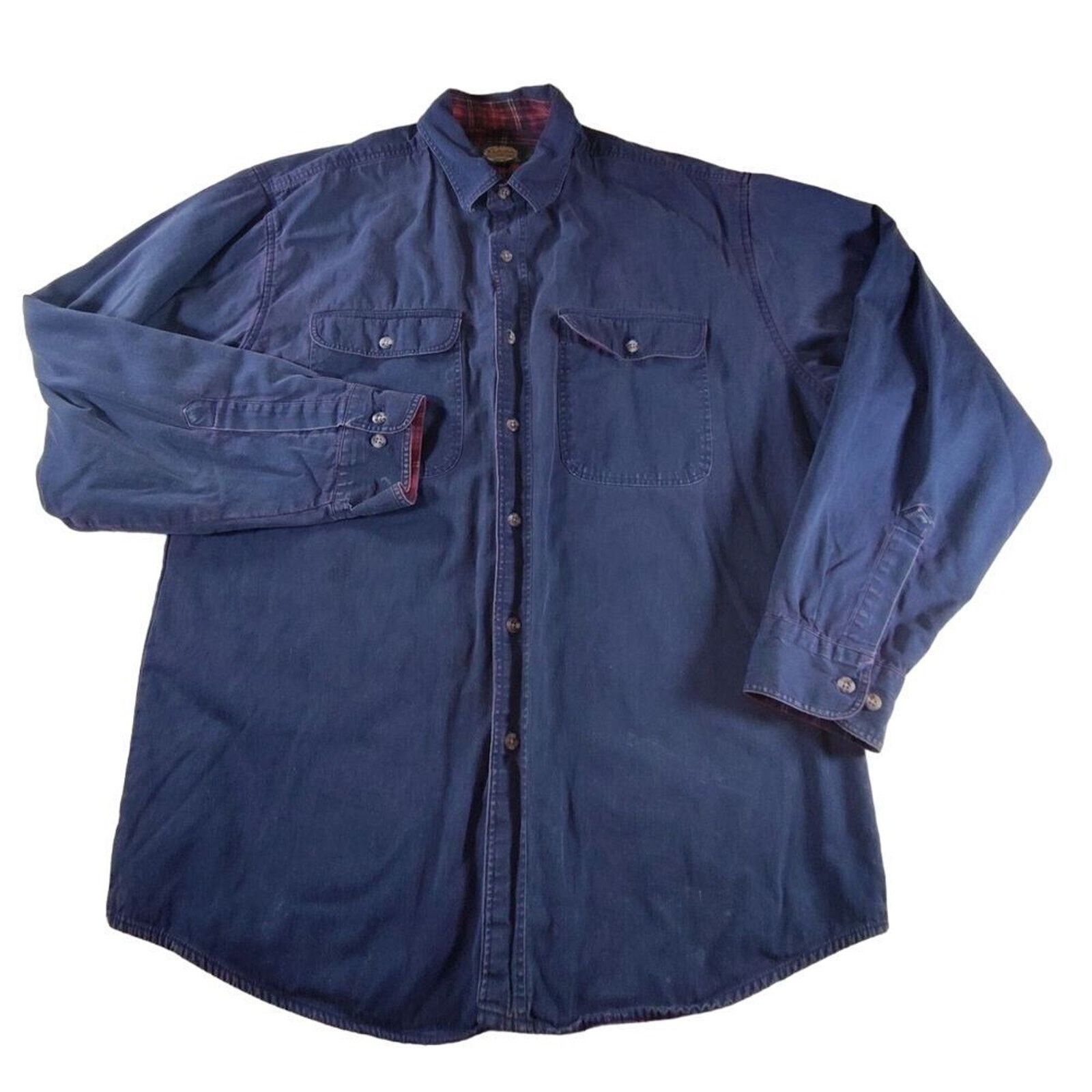 Cabelas Cabelas Flannel Lined Shacket Jacket Canvas Shirt Large Size US L / EU 52-54 / 3 - 1 Thumbnail