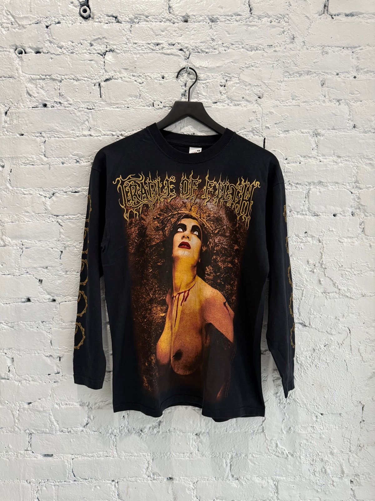 Vintage 2005 CRADLE OF FILTH ‘CURSED ABOVE ALL MEN’ L/S TEE Size US M / EU 48-50 / 2 - 1 Thumbnail