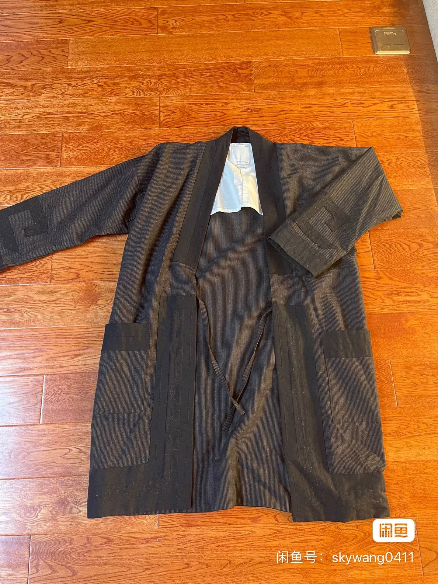 Visvim Visvim Ruunpe Dark Striped Coat Size US XL / EU 56 / 4 - 1 Thumbnail