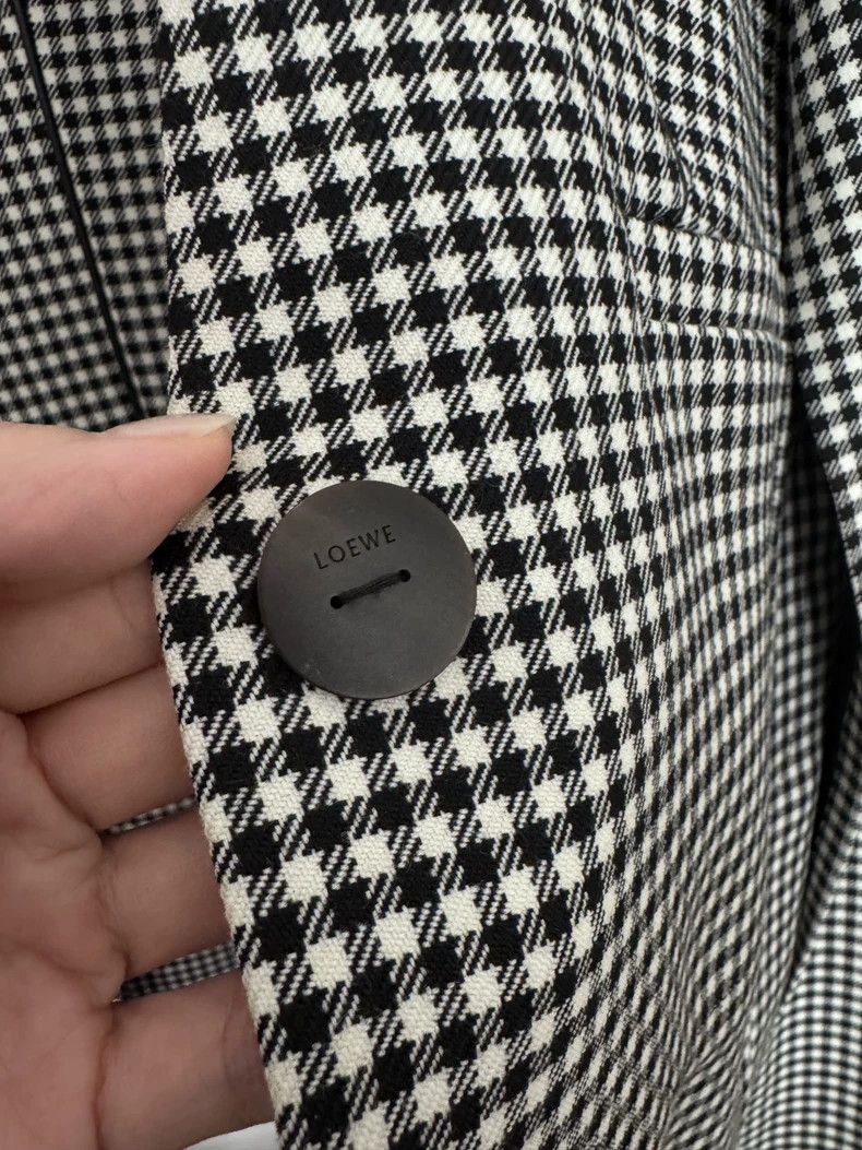 Loewe loewe 38Checked wool cape coat 2505-Nextarrow Size US M / EU 48-50 / 2 - 7 Thumbnail