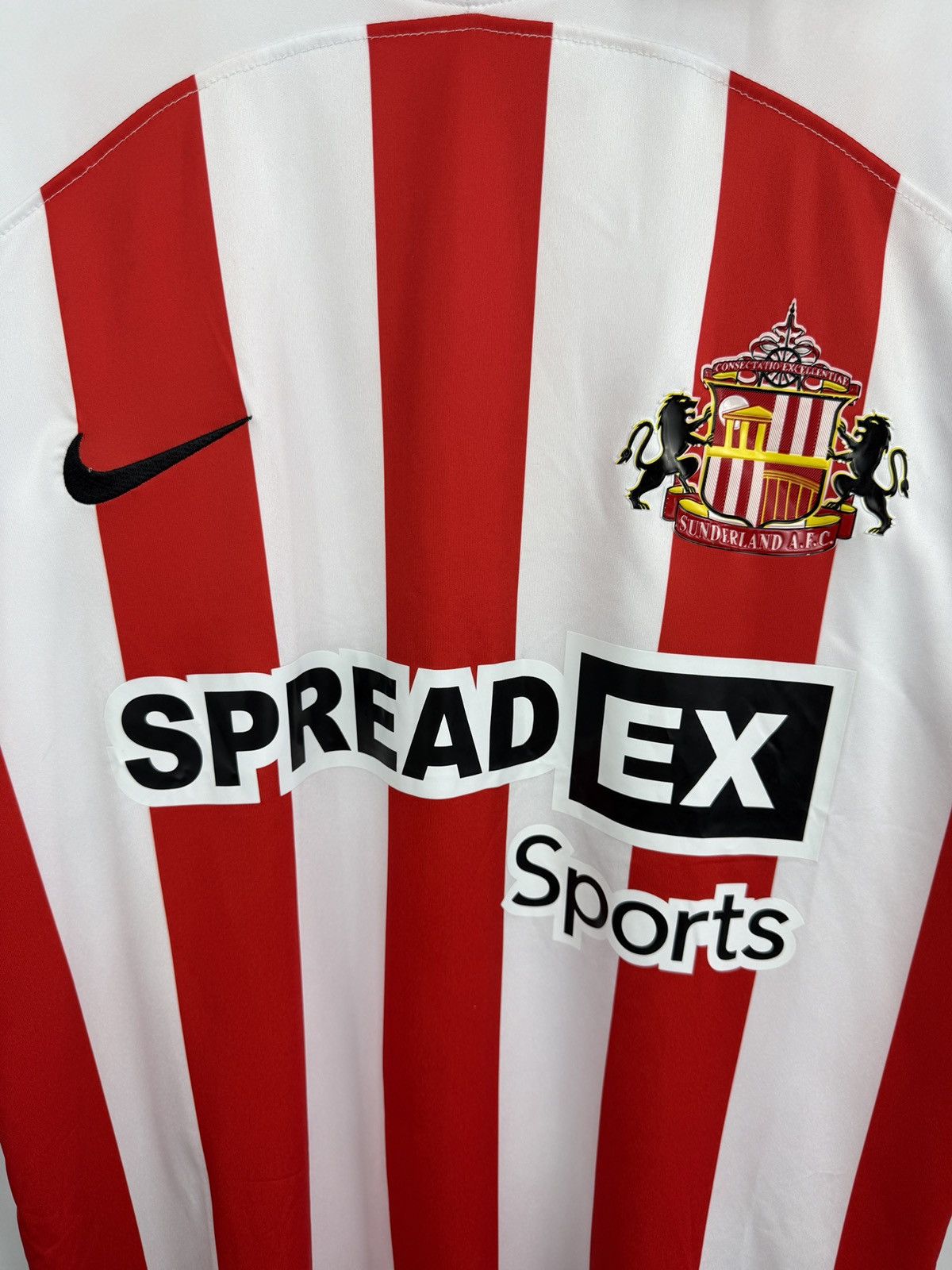 Nike 🏴󠁧󠁢󠁥󠁮󠁧󠁿 Y2K Nike Sunderland Soccer Jersey T-Shirt Blokecore Rare Size US M / EU 48-50 / 2 - 4 Thumbnail