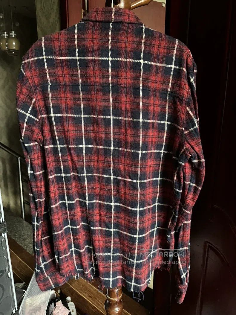 Amiri Amiri Flannel red checkered shirt Size US S / EU 44-46 / 1 - 4 Thumbnail