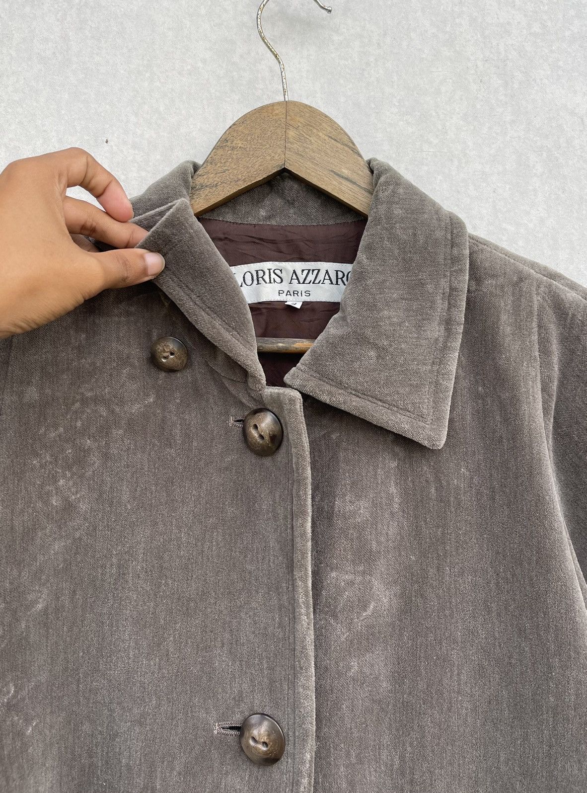 Beauty Beast × Japanese Brand 🔥Vintage Loris Azzaro Paris Overcoat Size L / US 10 / IT 46 - 11 Thumbnail