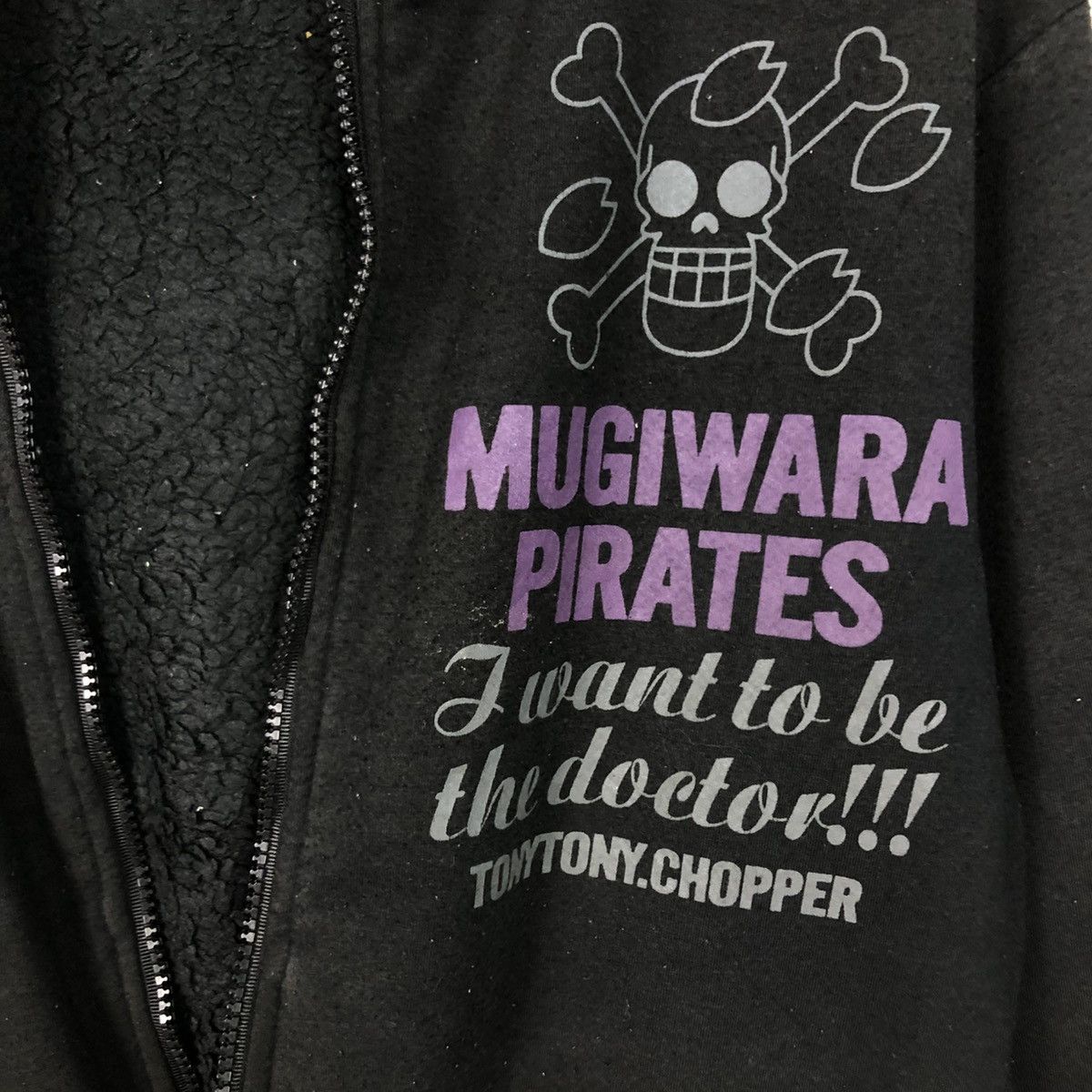 Japanese Brand 📌Cartoon Zipper Hoodie Mugiwara Pirates One Piece Big Logo Size US M / EU 48-50 / 2 - 20 Thumbnail
