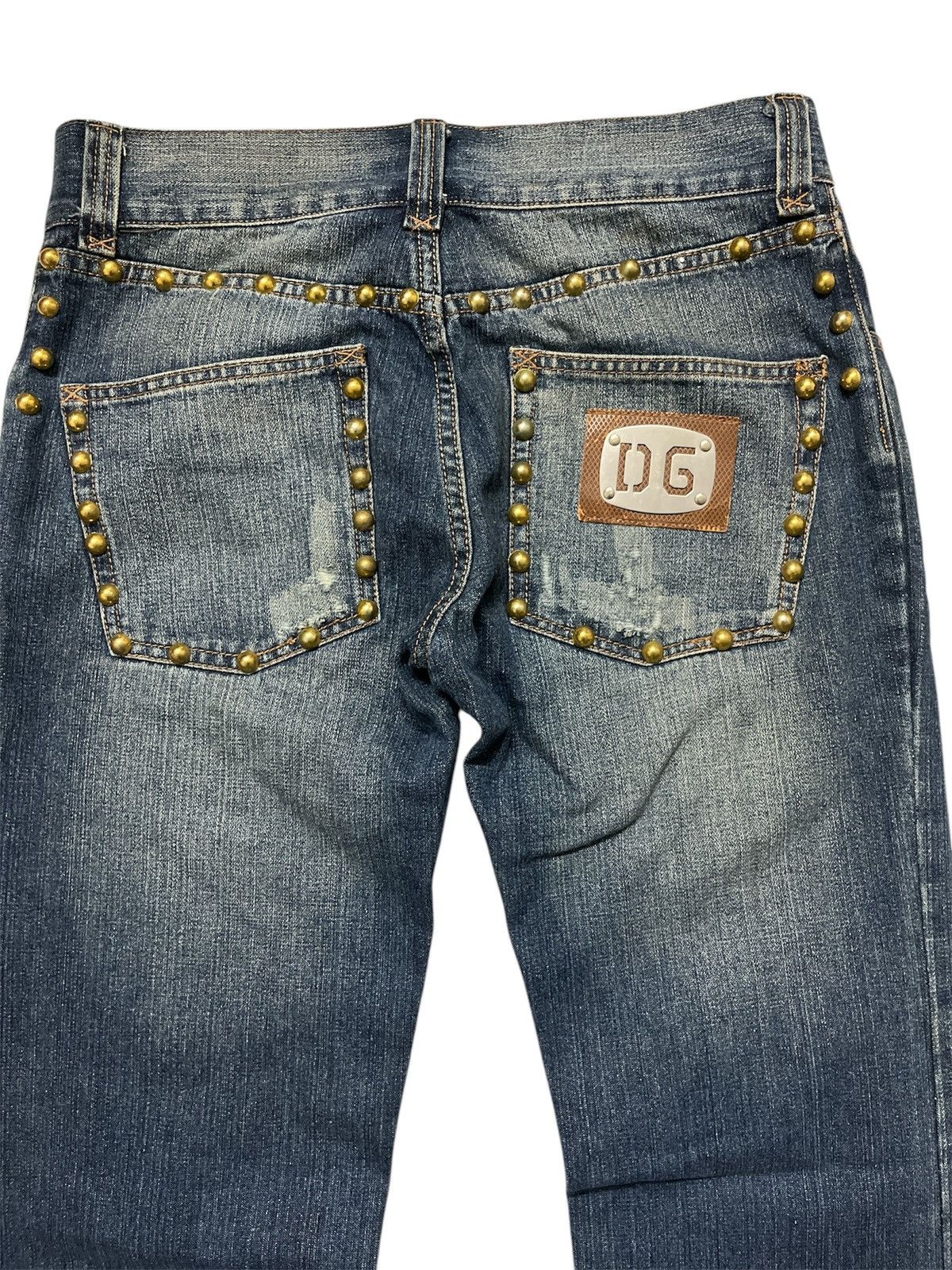 Dolce & Gabbana Dolce & Gabbana Denime Studded Design Size US 32 / EU 48 - 3 Thumbnail