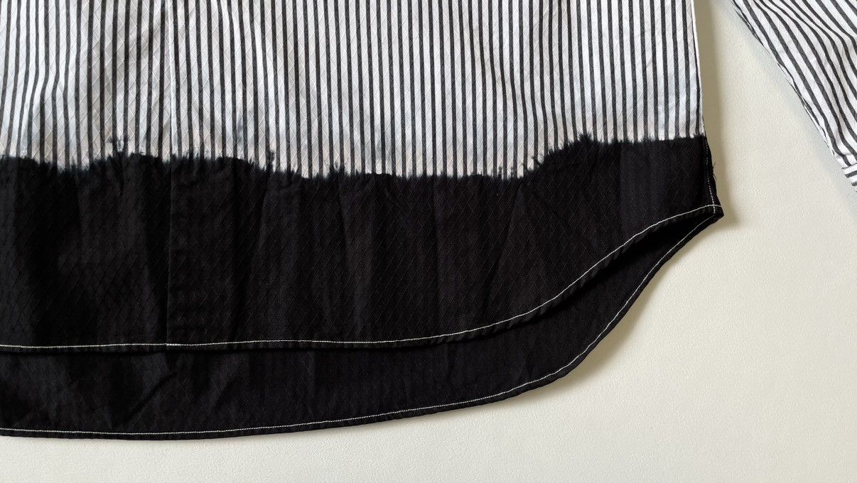Comme des Garcons ‘Dip Dye Hem’ Striped Cotton Shirt Size US M / EU 48-50 / 2 - 8 Thumbnail