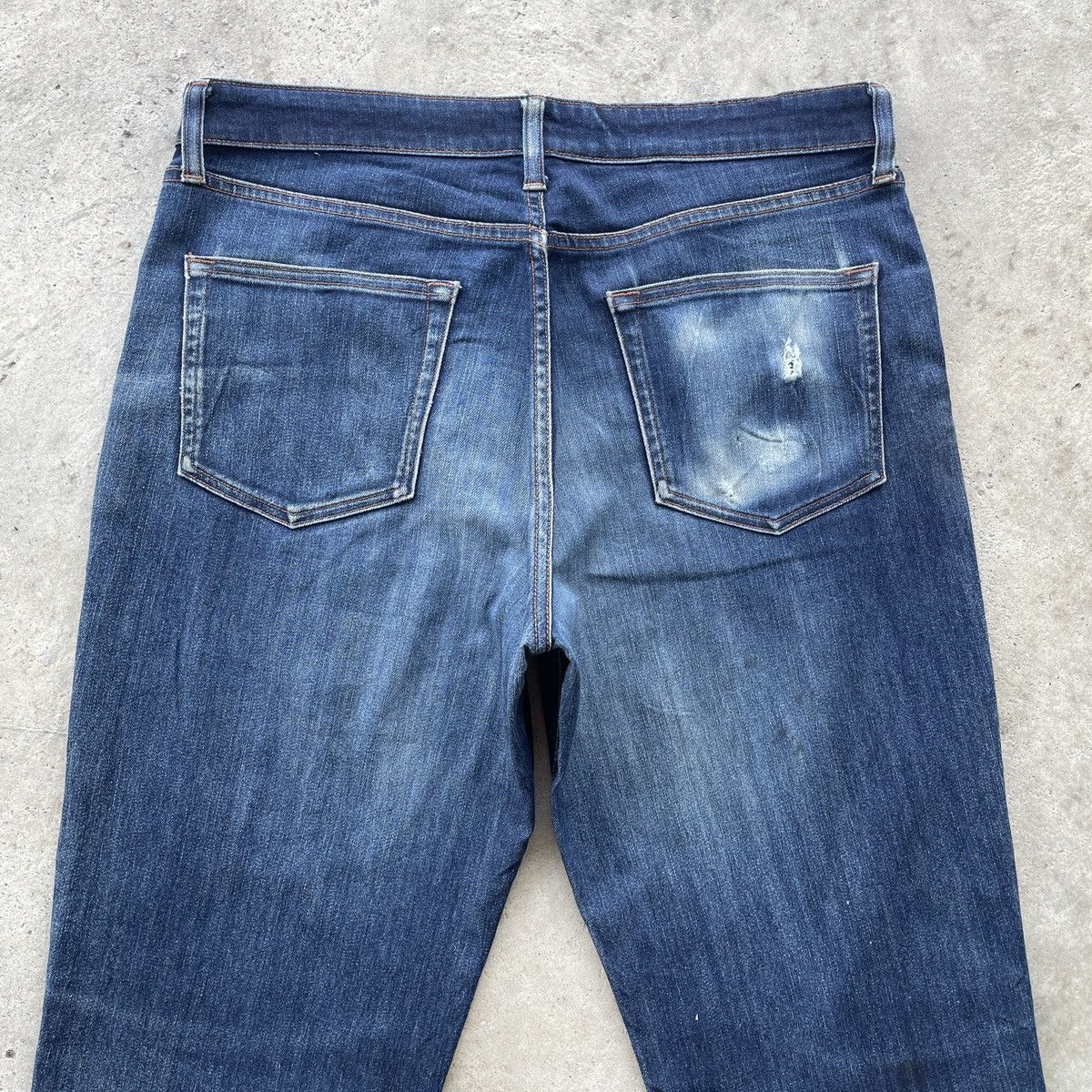Japanese Brand W34💥 Vintage Japanese Distressed Faded Jeans Denim Pants Size US 34 / EU 50 - 8 Thumbnail