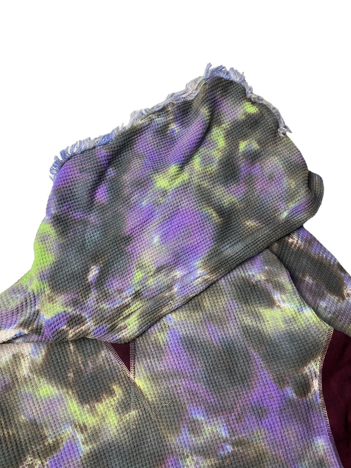 If Six Was Nine 2000's Rebirth to Tabula Rasa Dyed Mohair Hoodie Size US L / EU 52-54 / 3 - 7 Thumbnail
