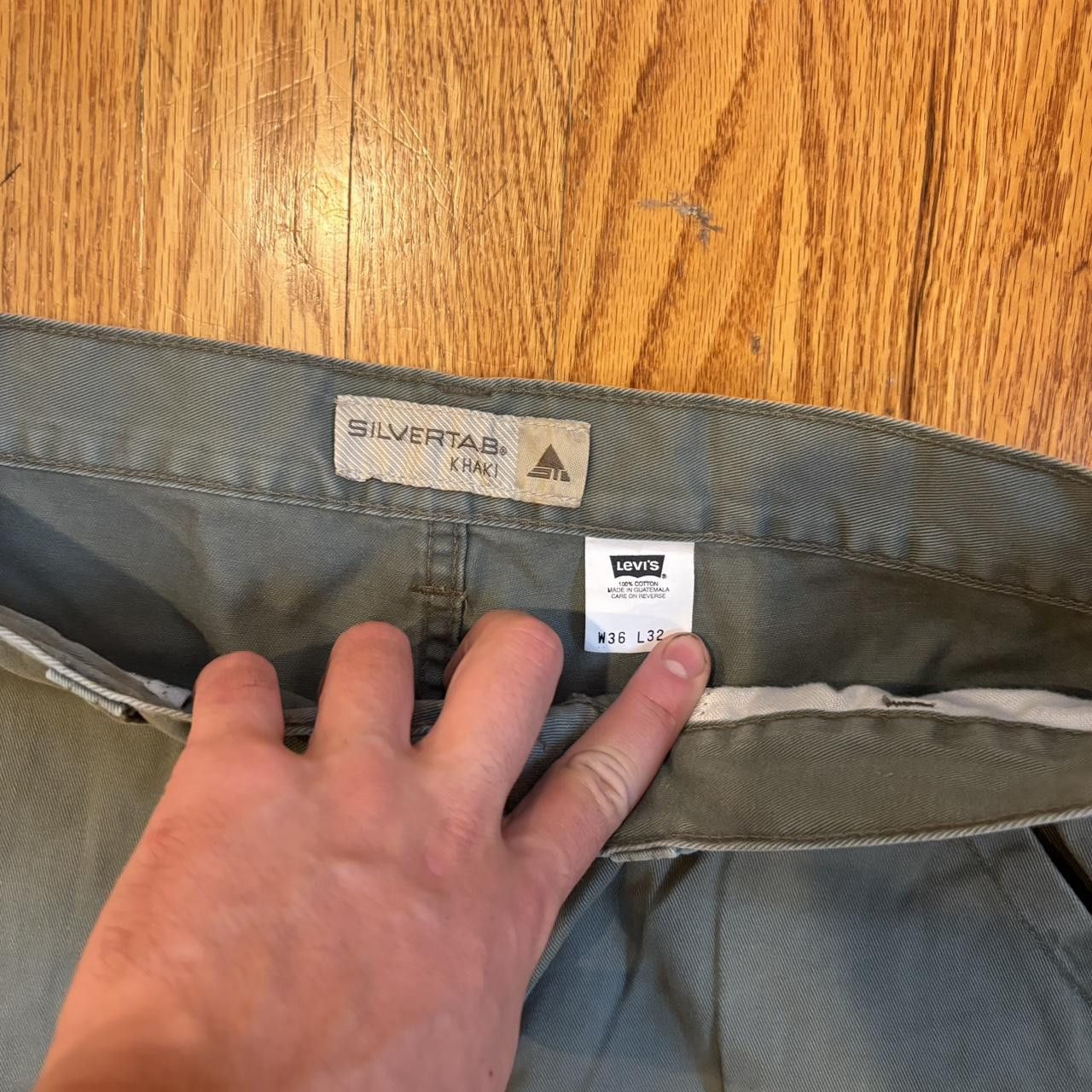 Levi's Vintage Clothing levi’s silver tab green cargos Size US 36 / EU 52 - 2 Thumbnail