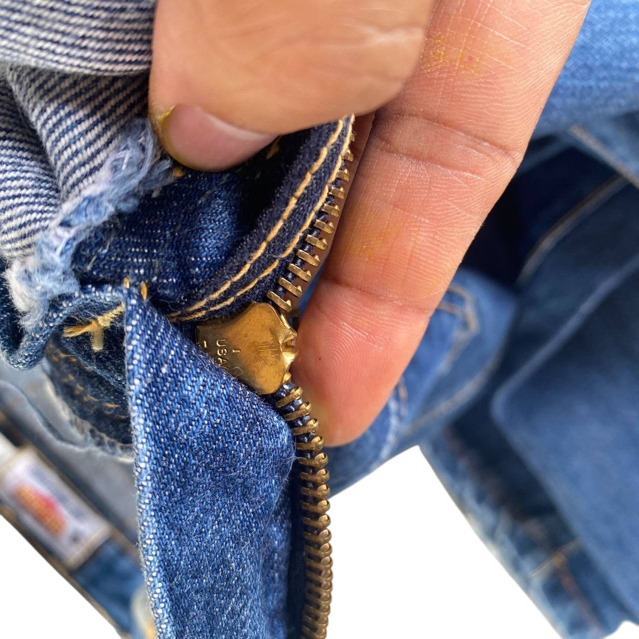 Big John FLARED🔥VINTAGE BIGJOHN BUSHPANT BOOTCUT W29" ZIP TALON Size US 29 - 6 Thumbnail