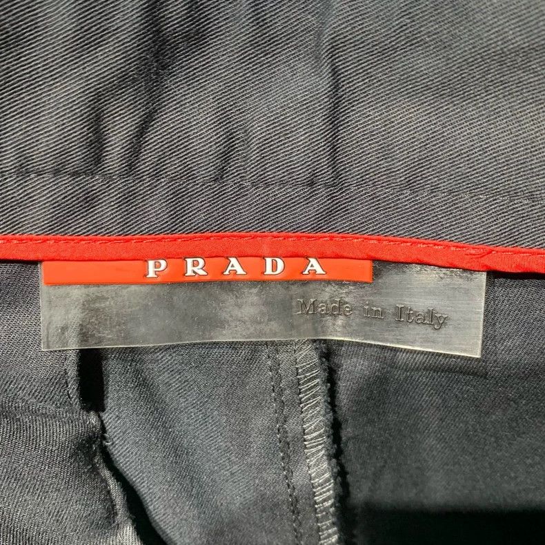 Prada Prada Casual dark logo trousers 2501-Nextarrow Size US 30 / EU 46 - 5 Thumbnail