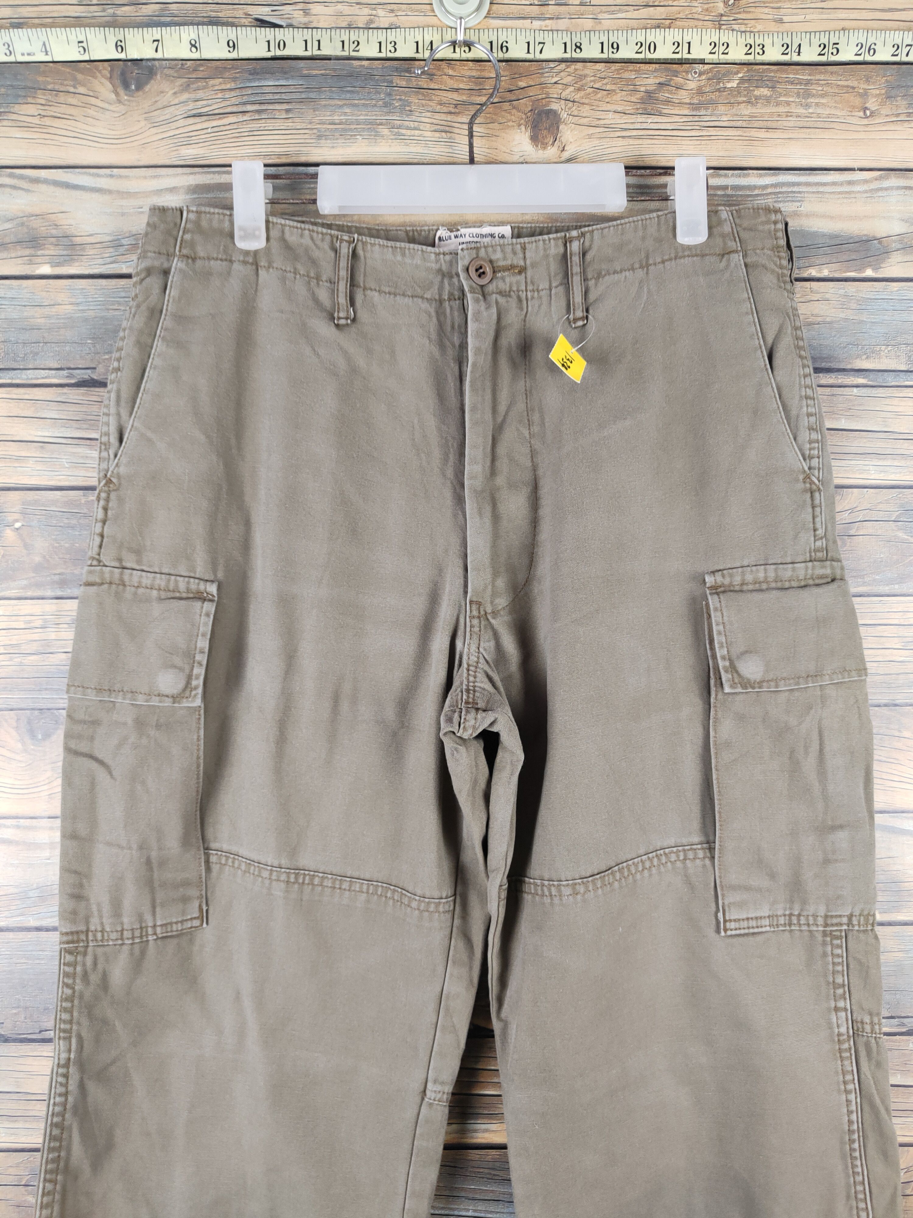 Japanese Brand DL Blue Way Brown Multipocket Tactical Cargo Pants #1334 Size US 34 / EU 50 - 2 Thumbnail