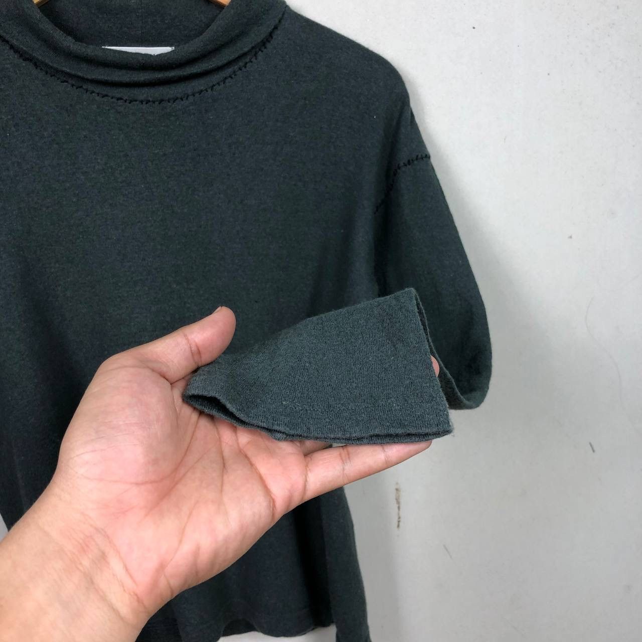 Issey Miyake Vintage Issey Miyake Men Tshirt Turtleneck Size US M / EU 48-50 / 2 - 7 Thumbnail