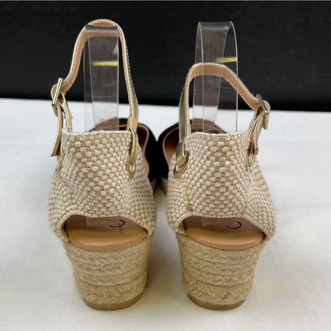 Other Gaimo Women's Black/Cream Shoes/Espadrilles Sz 40 SKU 4622 Size US 10 / IT 40 - 2 Thumbnail