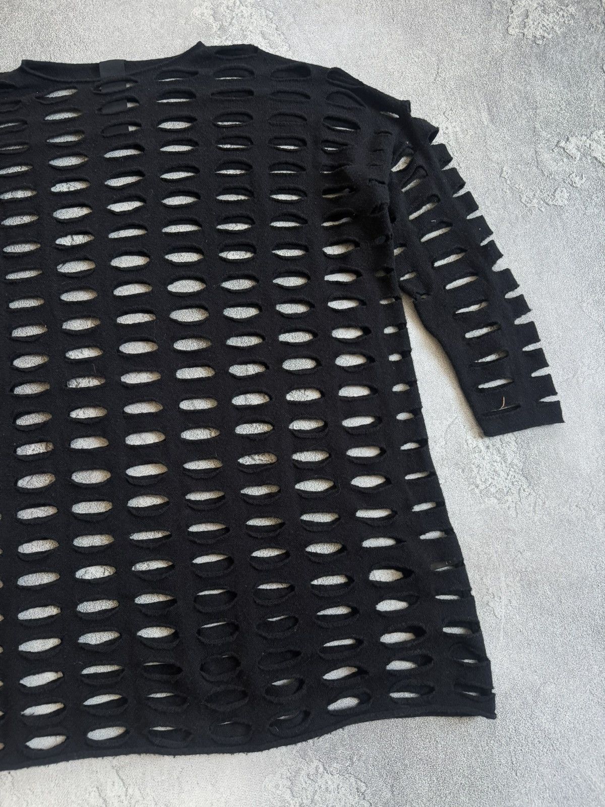 Rundholz Rundholz S/size full of holes dress 👗 avantgarde long sleeve Size S / US 4 / IT 40 - 11 Thumbnail