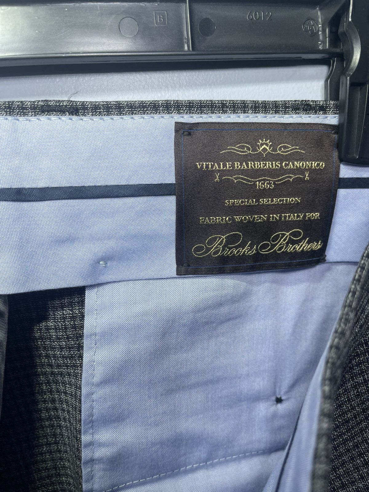 Brooks Brothers Brooks Brothers Regent Fit Wool Pants W34 Gray Vitale Barber Size US 34 / EU 50 - 8 Thumbnail