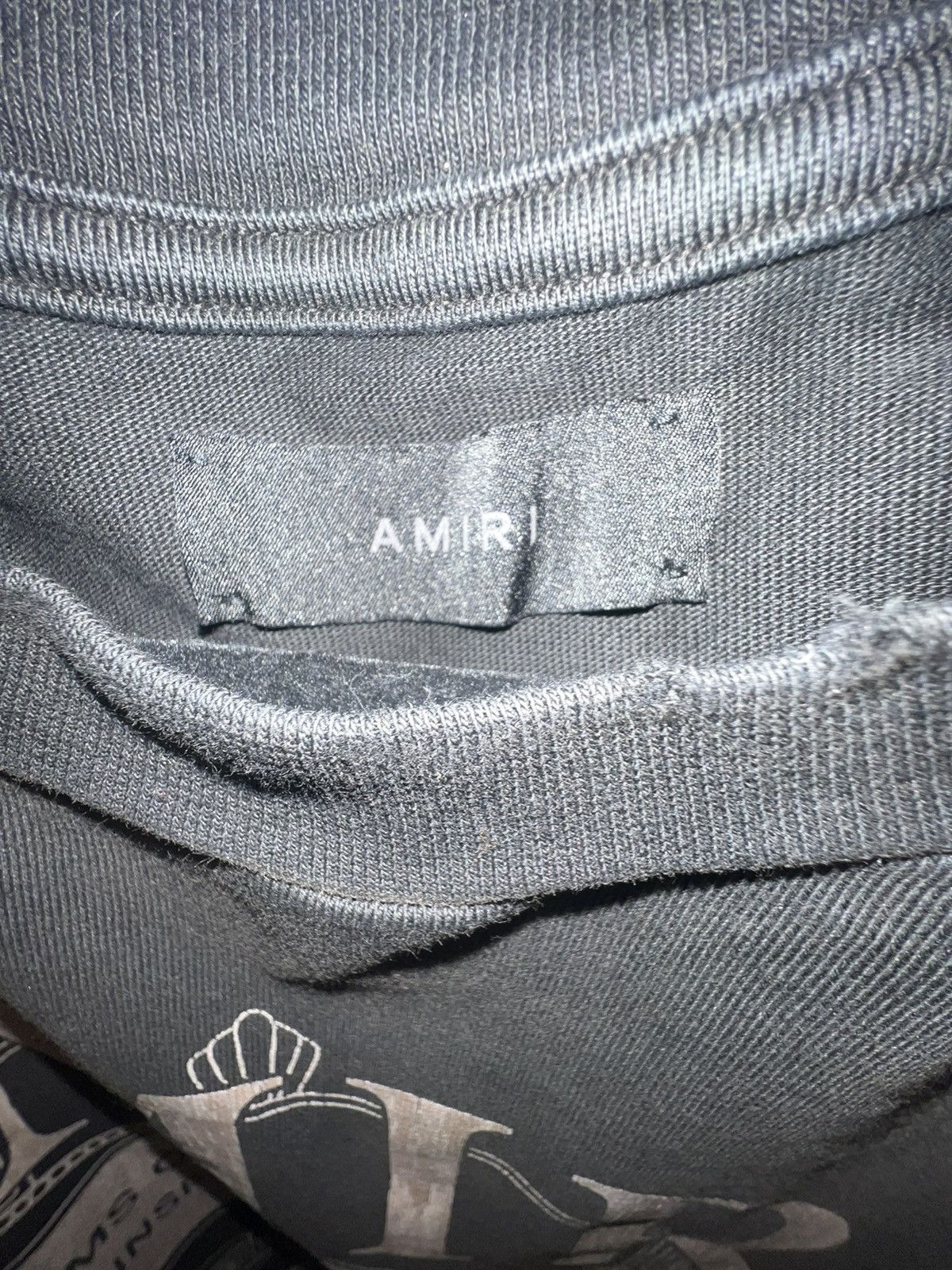 Amiri Washed Black Amiri Theatre T Shirt Size US XXL / EU 58 / 5 - 4 Thumbnail
