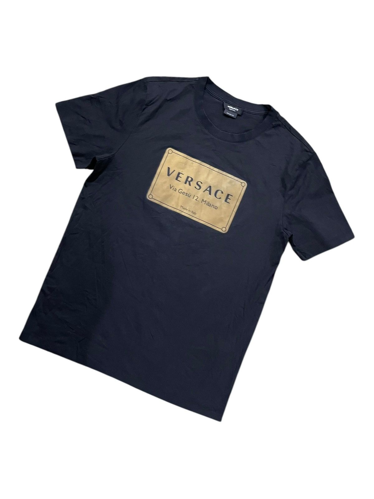 Versace VERSACE Signage Patches Tee Size US M / EU 48-50 / 2 - 2 Thumbnail