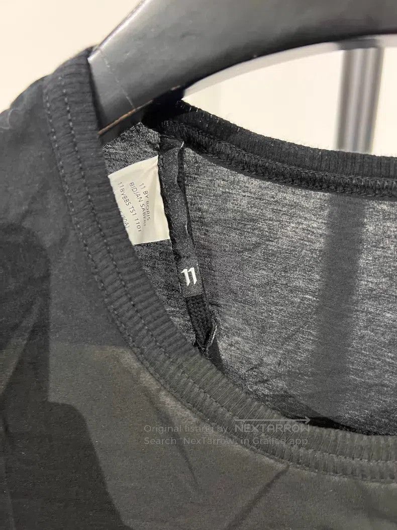 Boris Bidjan Saberi Boris Bidjan Saberi 11by bbs TS1 crewneck t-shirt| Size US XXS / EU 40 - 3 Thumbnail