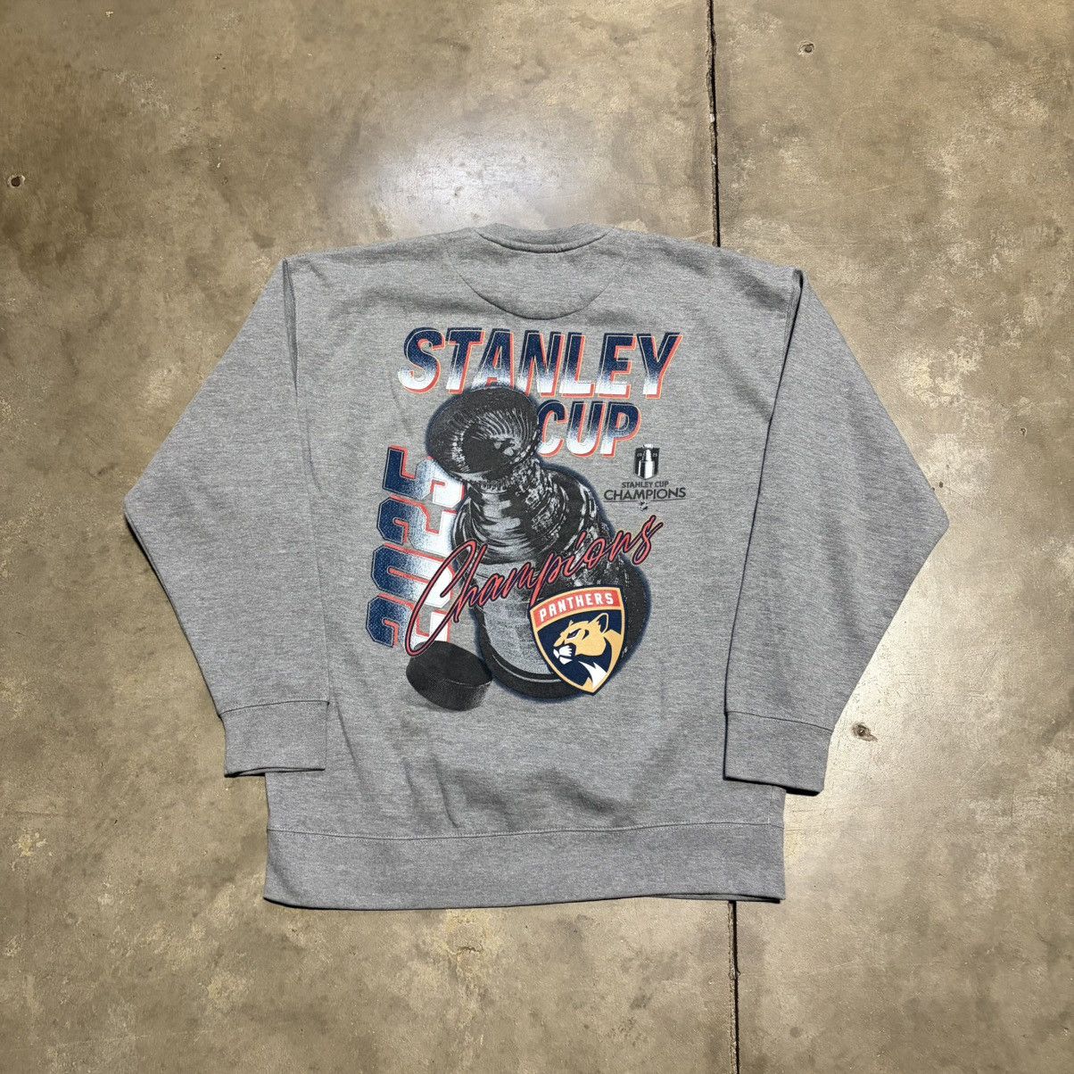 Mitchell & Ness Florida Panthers 2025 Stanley Cup Champions Sweatshirt NHL Size US XL / EU 56 / 4 - 6 Thumbnail