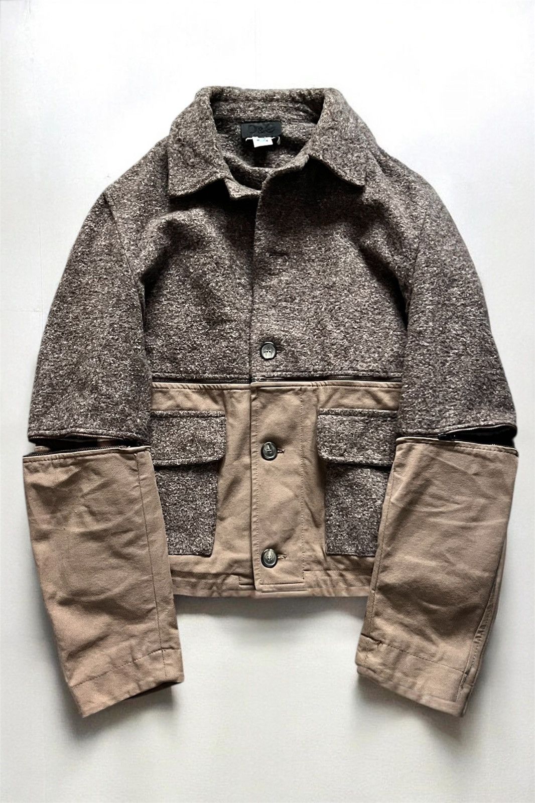 Dolce & Gabbana Dolce & Gabbana A/W 2007 Multi-Zip Modular Hybrid Jacket Size US L / EU 52-54 / 3 - 3 Thumbnail