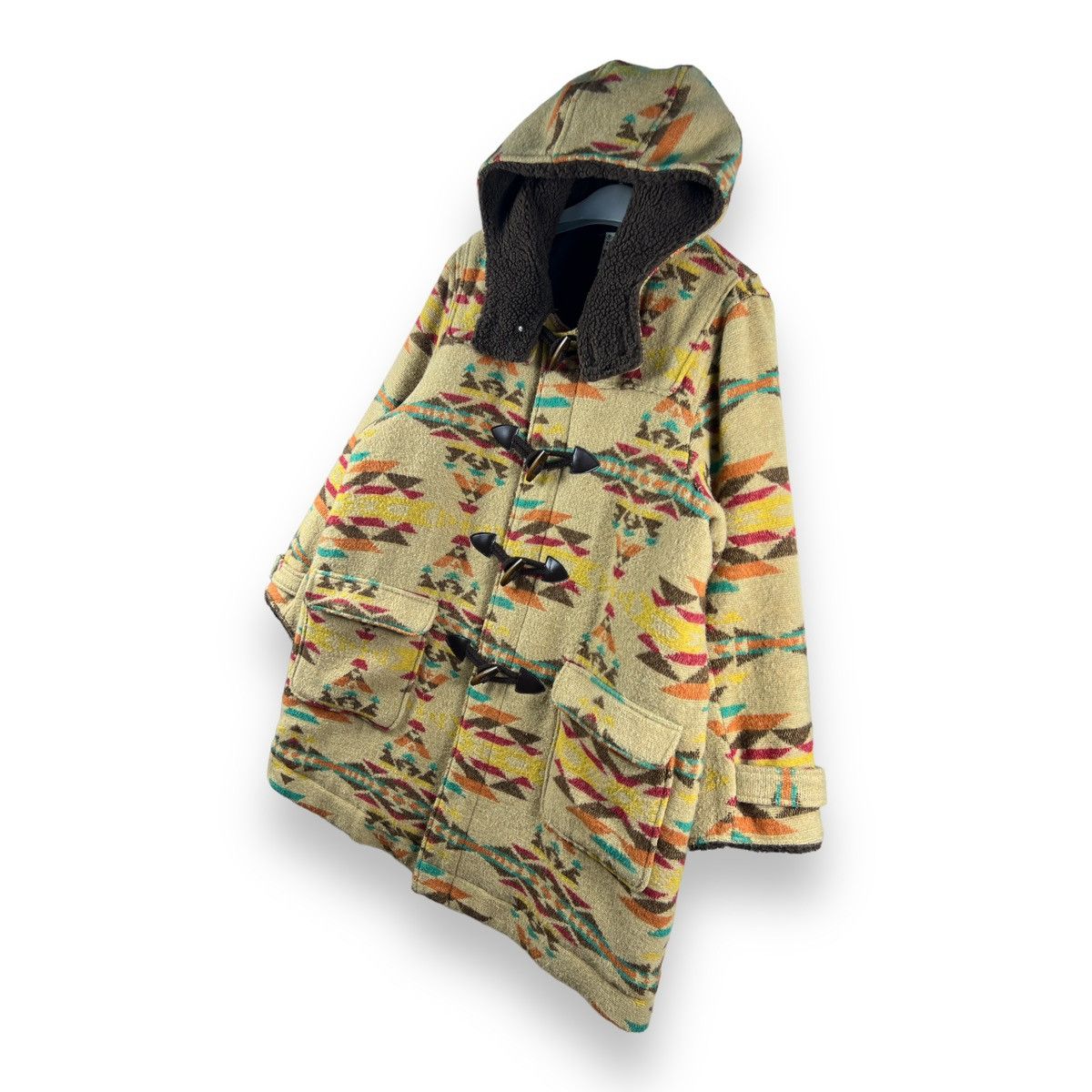 Japanese Brand × Native 🔥 Titicaca chimayo aztec native navajo design duffle long Size US L / EU 52-54 / 3 - 2 Thumbnail