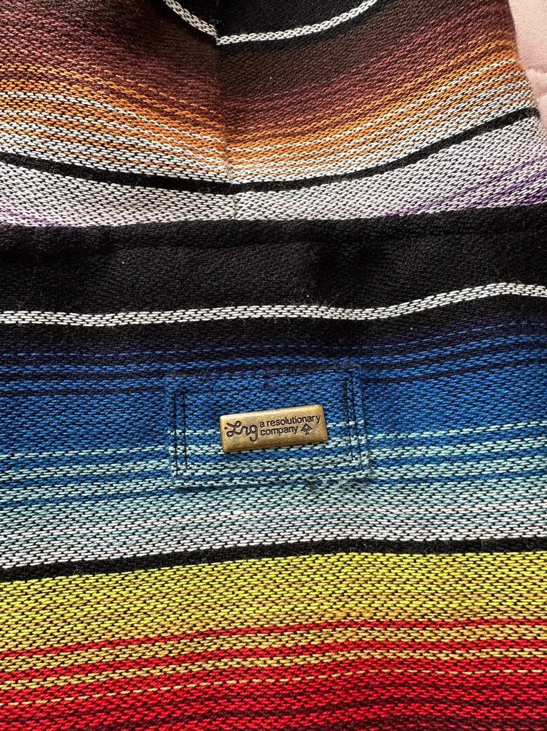 LRG LRG Colorful Striped Knit Zip-Up Hoodie Size US M / EU 48-50 / 2 - 2 Thumbnail