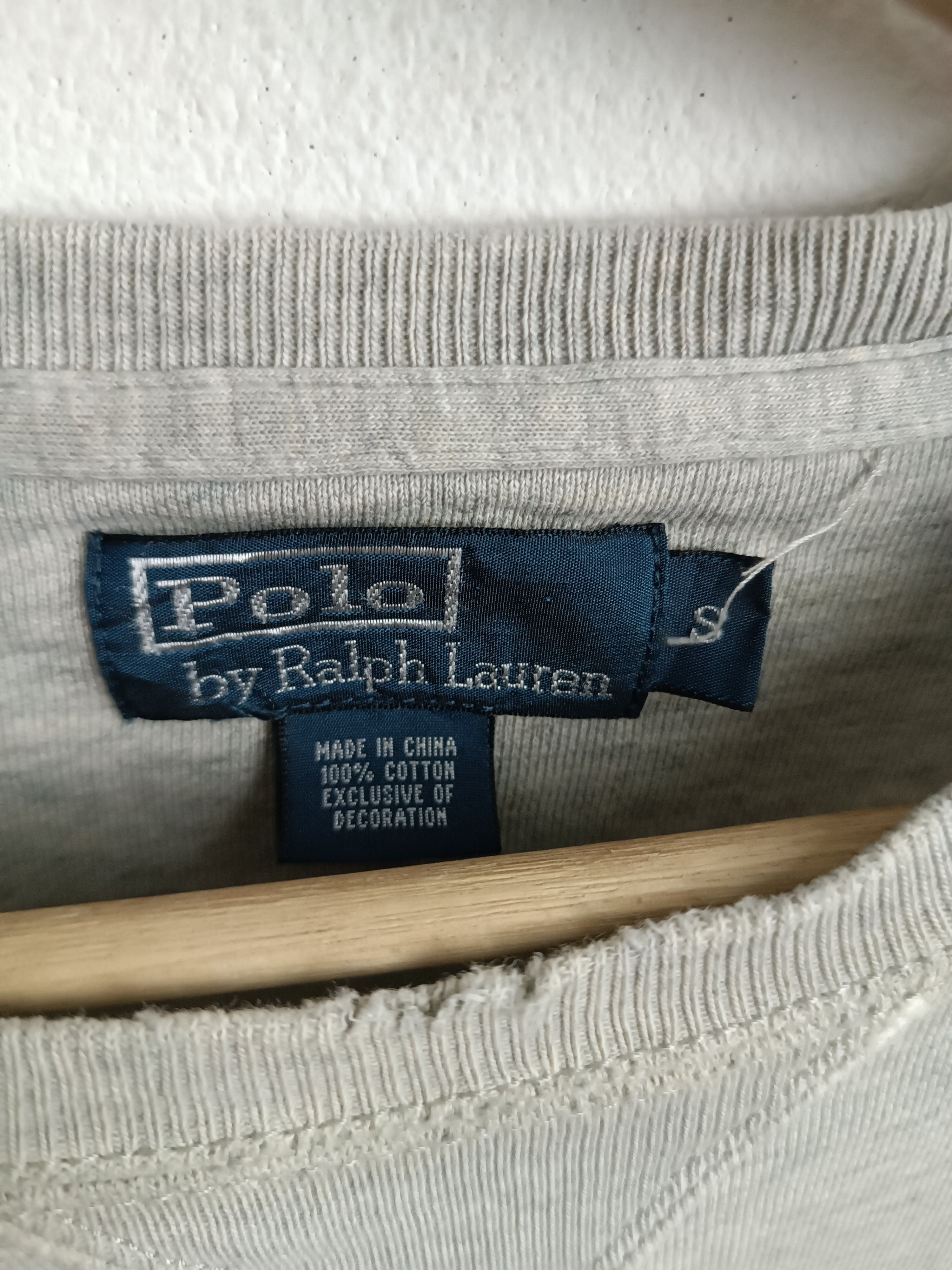 Polo Ralph Lauren THRASHED FADED VINTAGE 90s POLO RALPH LAUREN VERY RARE Size US S / EU 44-46 / 1 - 8 Thumbnail