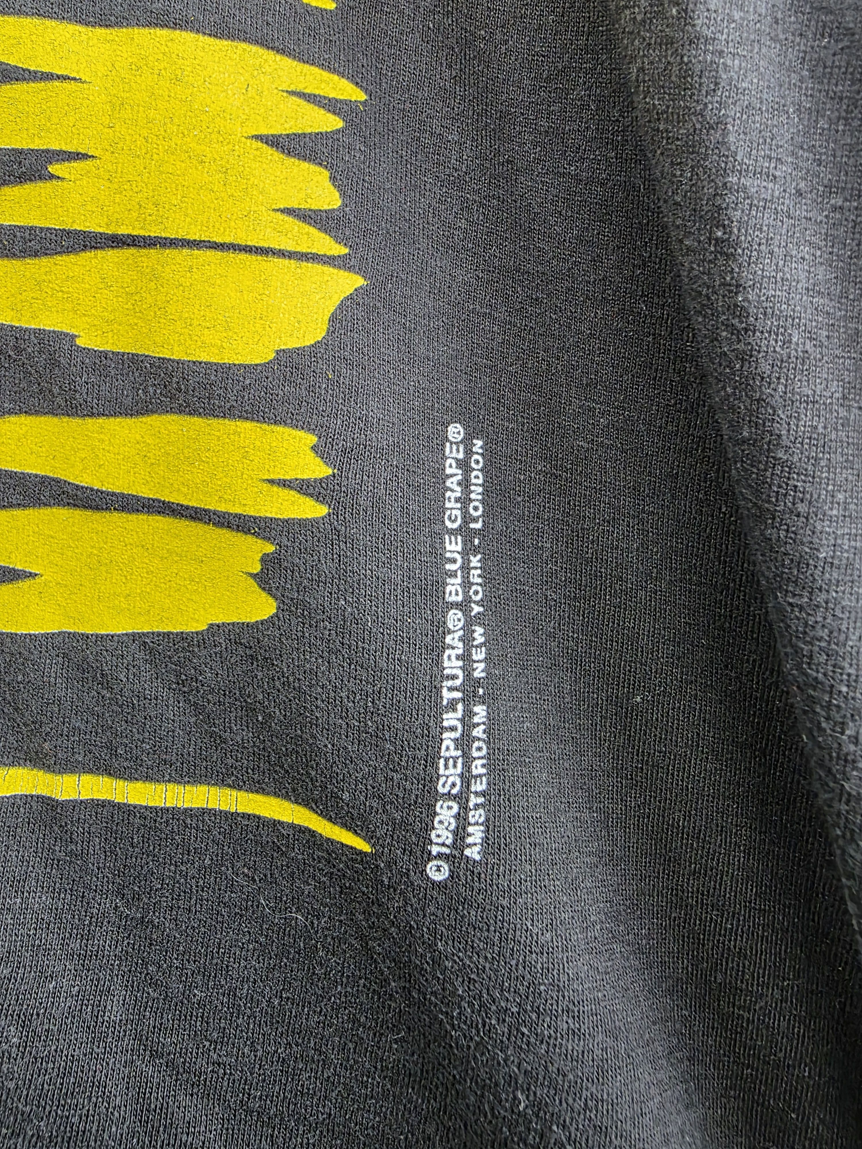 Band Tees × Vintage 1996 Sepultura Straight Hate XL 24.5" 27" Size US XL / EU 56 / 4 - 6 Thumbnail