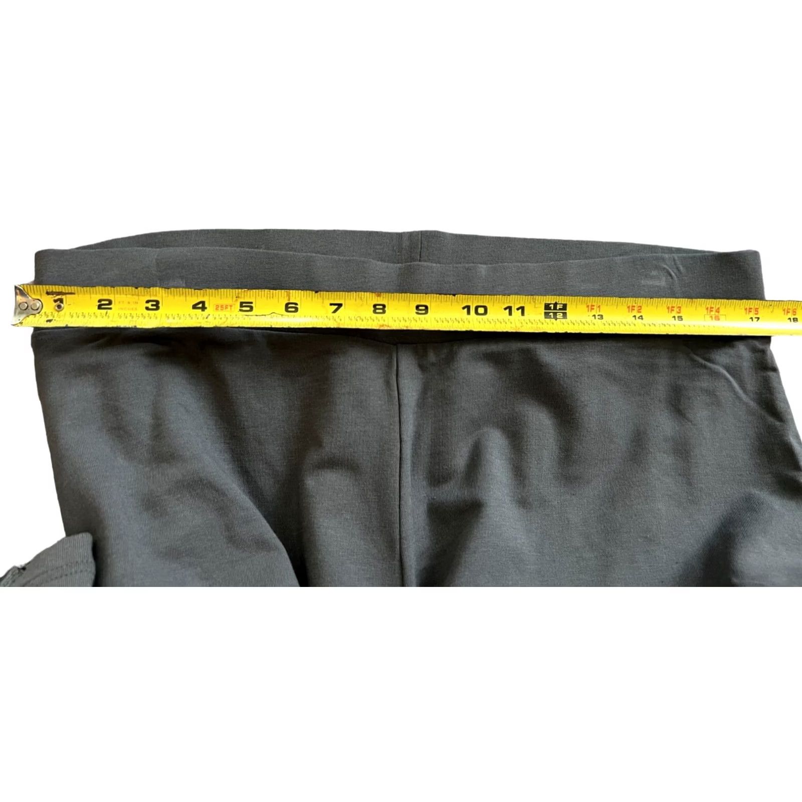 J. Jill Pure Jill Women Cropped Pants gray Slim Leg Pull On Elastic Waist M Medium Shes/pants? Size 32" / US 10 / IT 46 - 6 Thumbnail