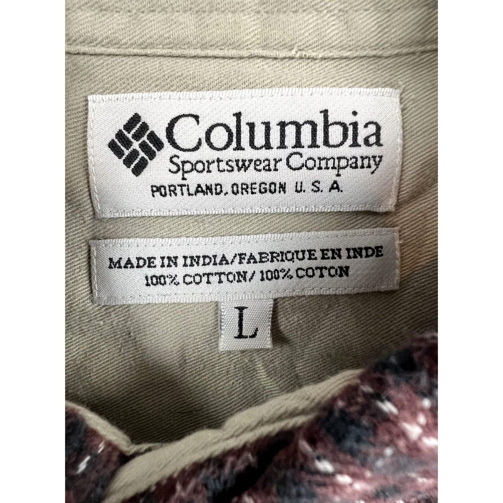 Vintage Columbia Shirt Mens Large Brown Check Flannel Button Front Long Sleeve Casual Size US L / EU 52-54 / 3 - 3 Thumbnail