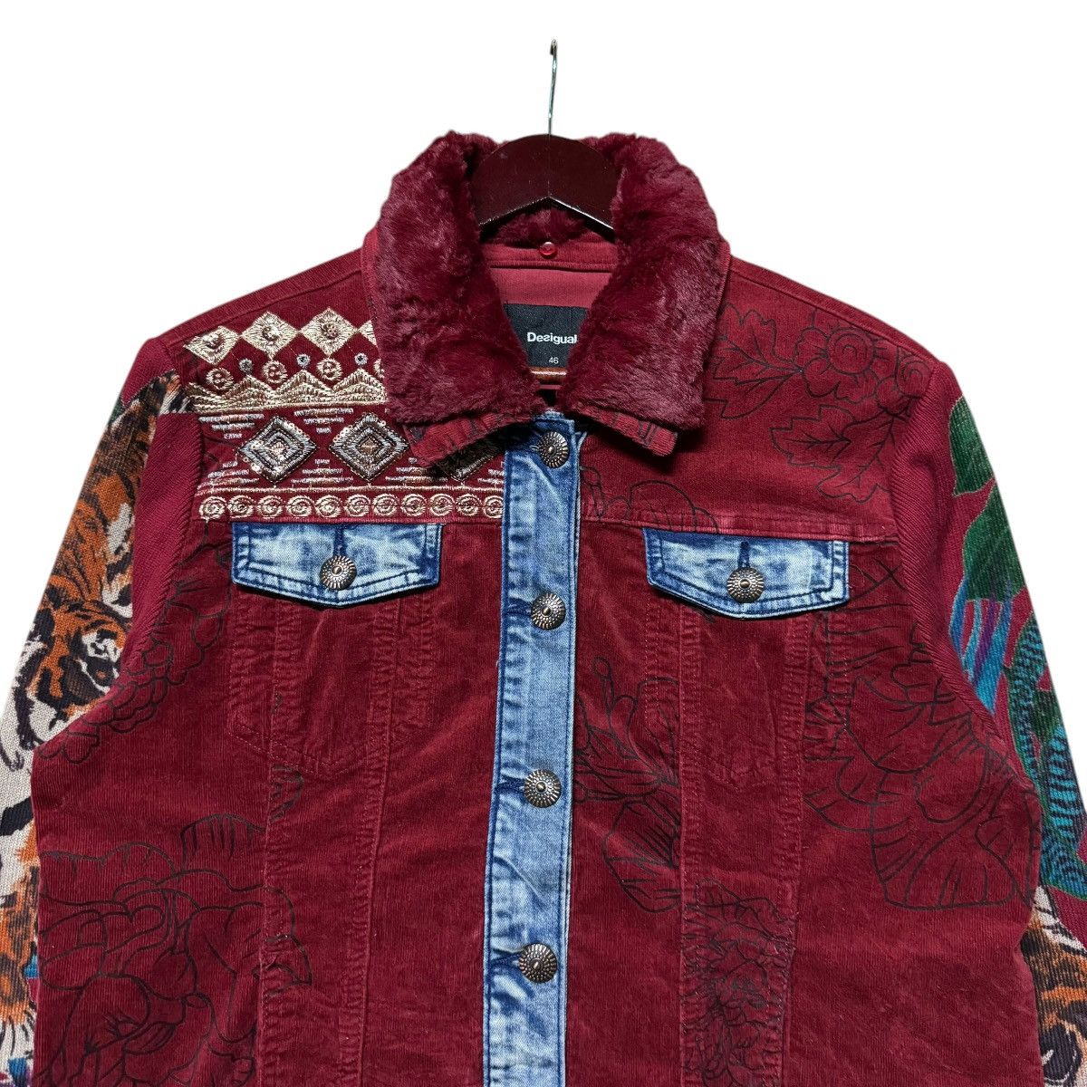 Desigual Nice Design Desigual Corduroy Trucker Jacket Size M / US 6-8 / IT 42-44 - 6 Thumbnail
