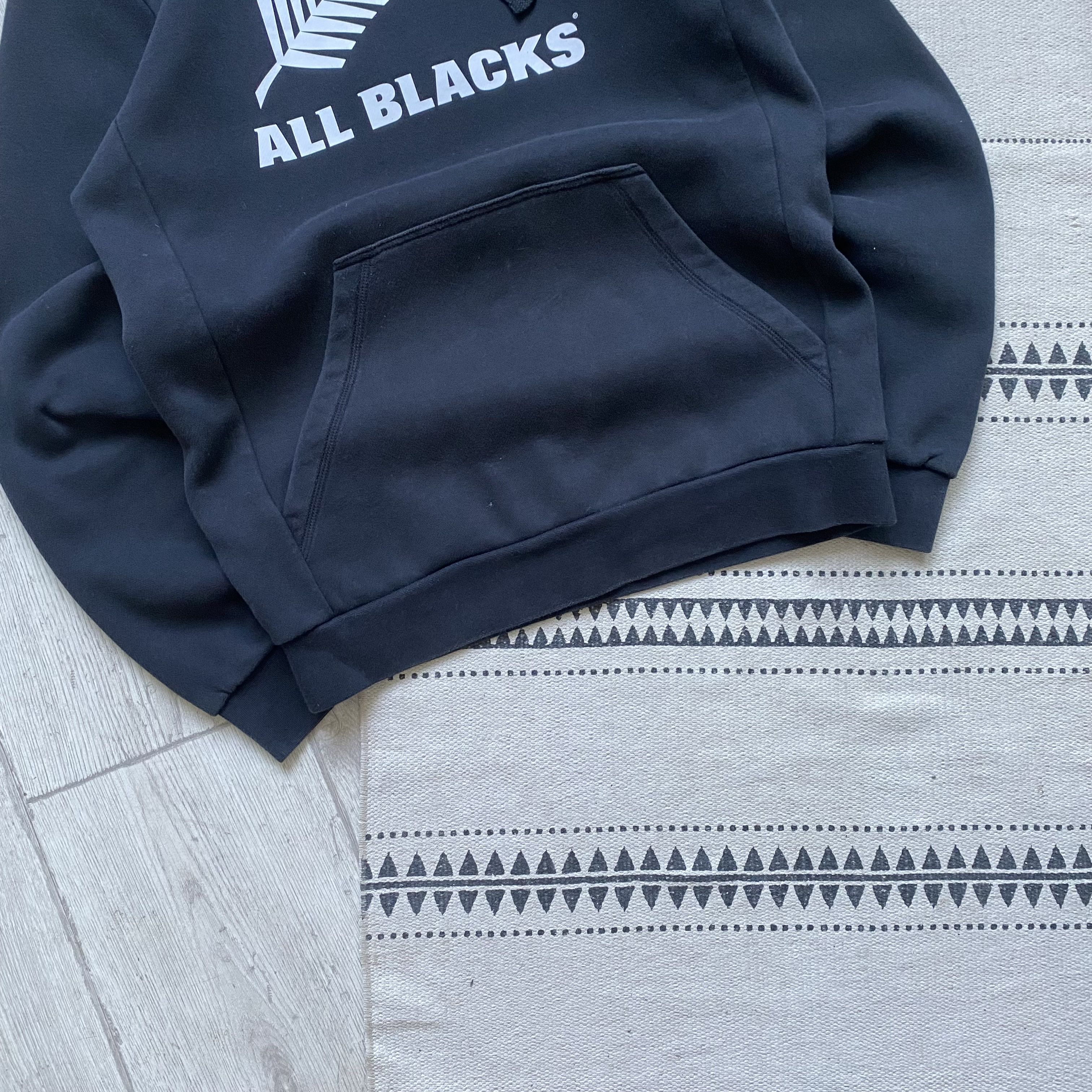 Adidas 🏈 Blockore ALL Black New Zealand rugby Hoodie Nike Drill Size US S / EU 44-46 / 1 - 3 Thumbnail