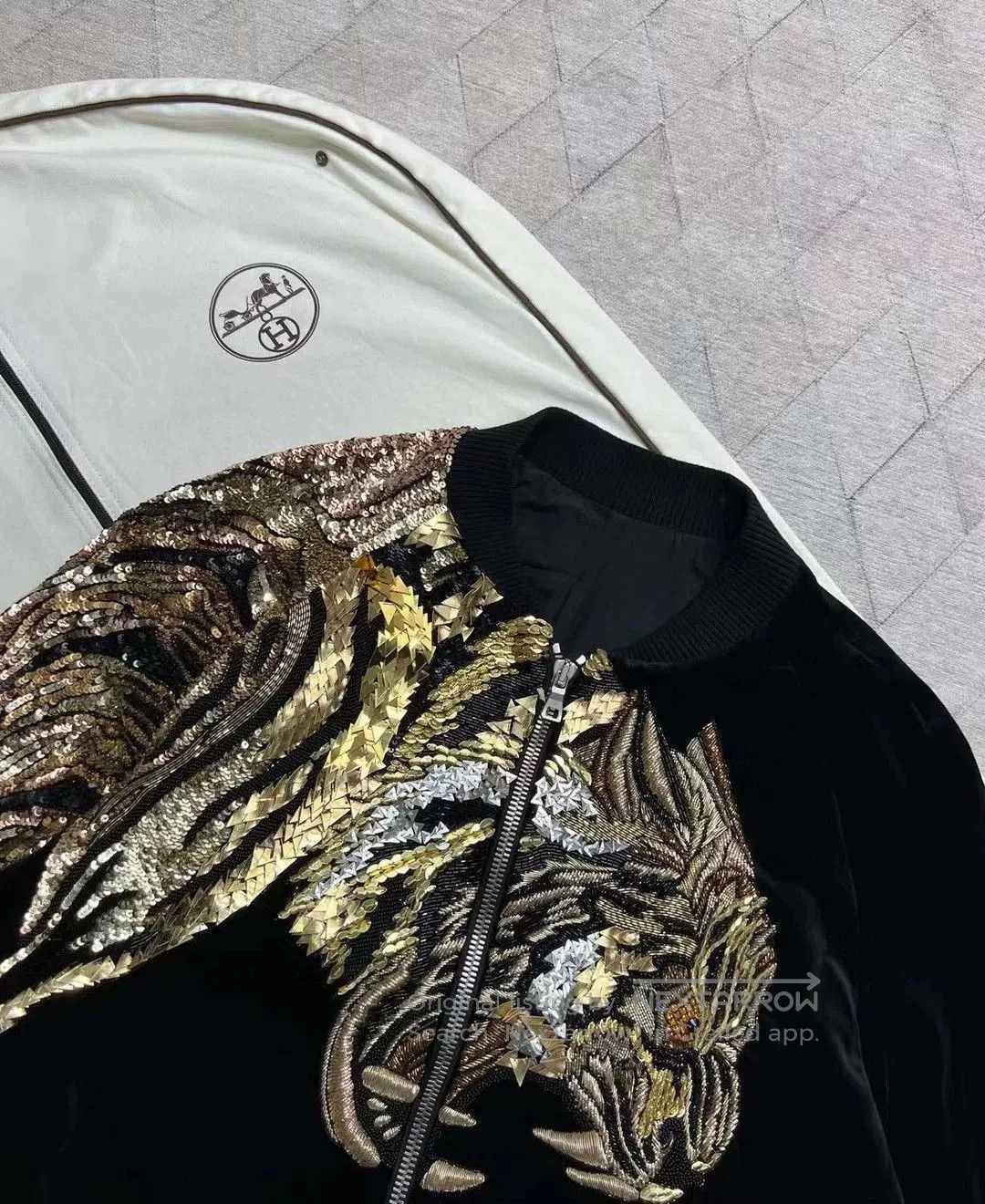 Balmain Balmain Tiger Jacket with Scale Beads. Size US M / EU 48-50 / 2 - 5 Thumbnail