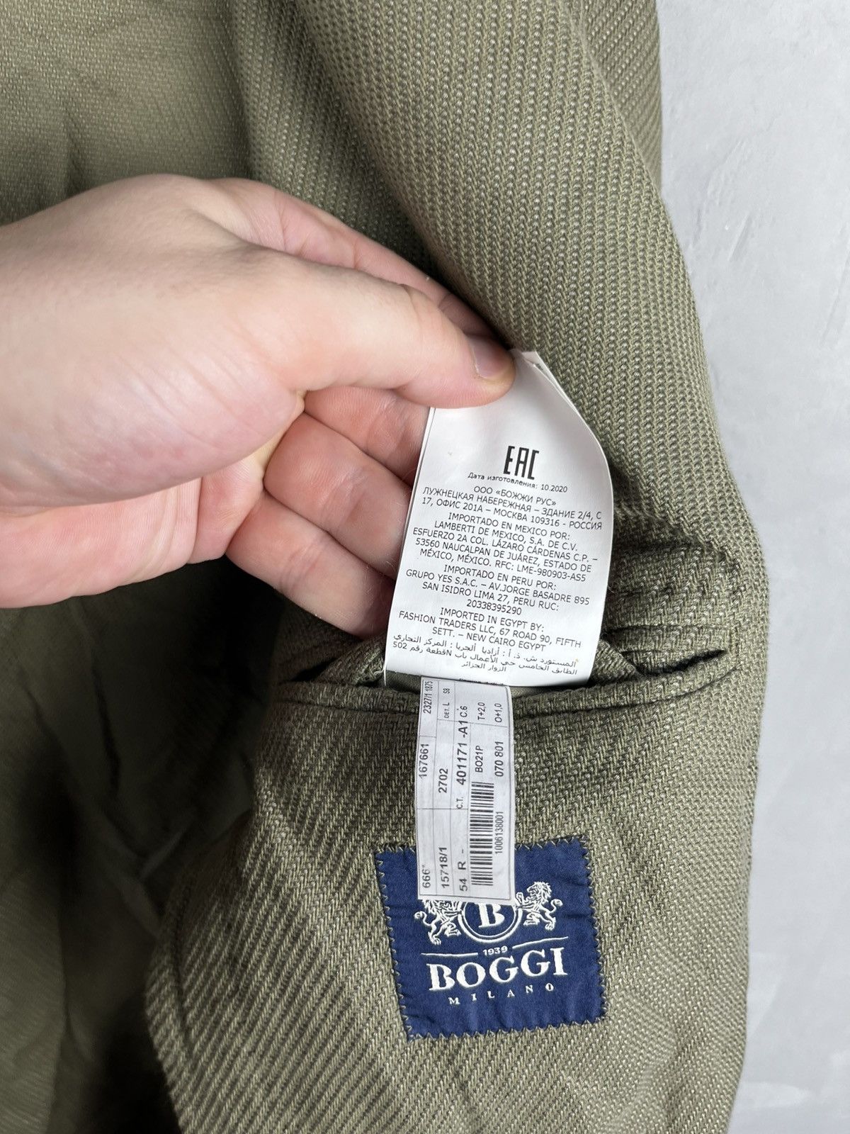 Boggi Boggi milano blazer jacket Size 54R - 10 Thumbnail