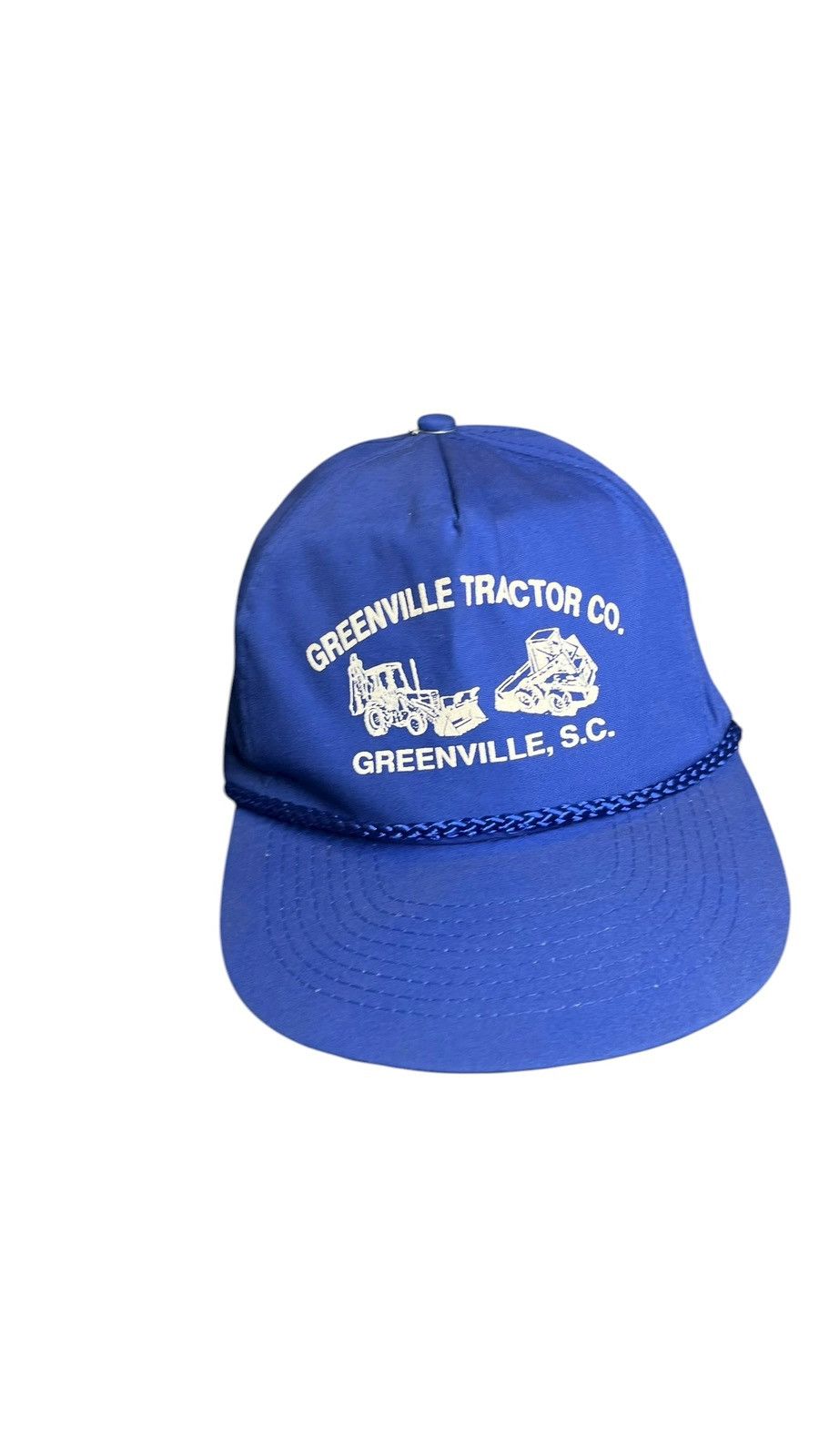 Other Vintage Greenville Tractor Co. Blue Snapback Hat Size ONE SIZE - 3 Thumbnail