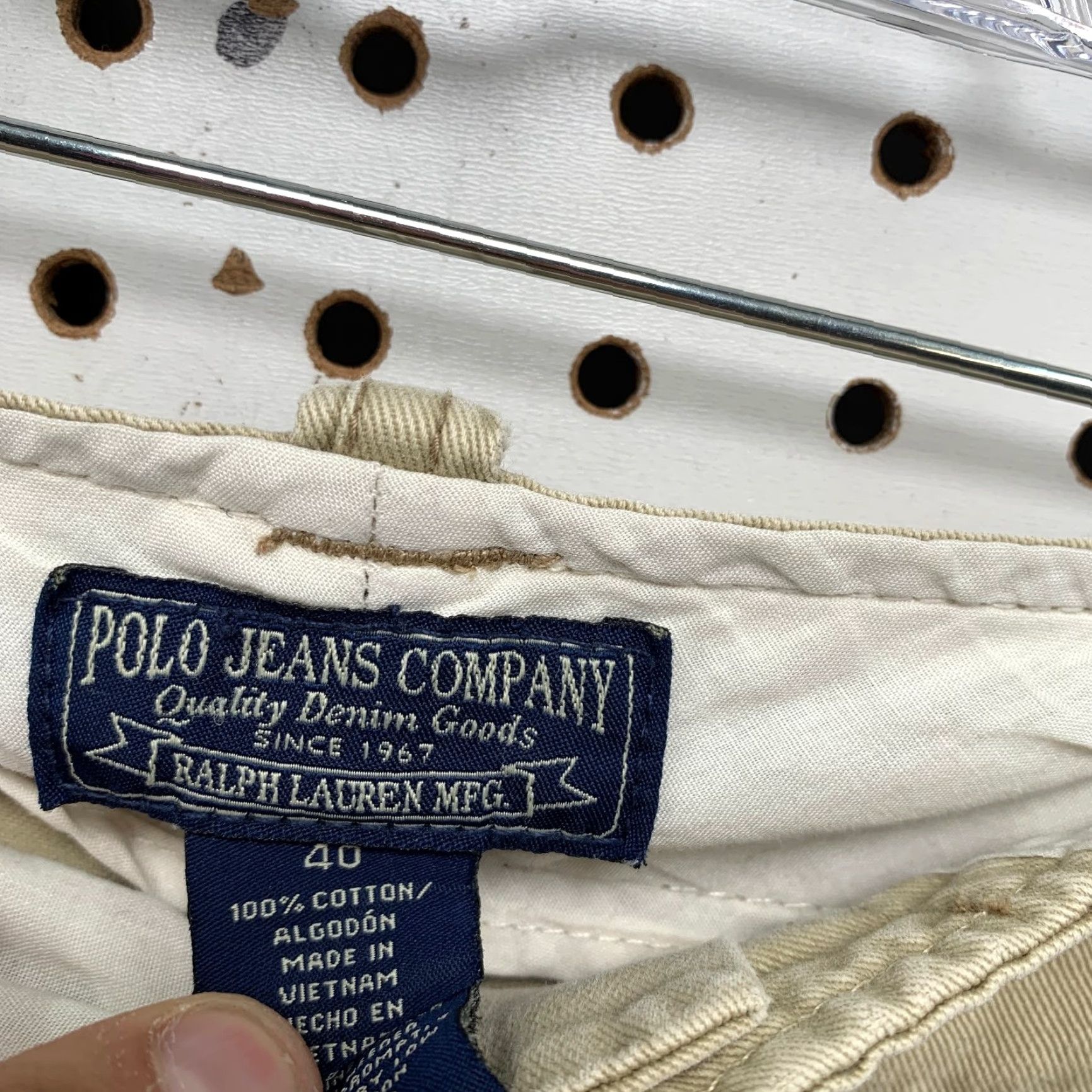 Polo Ralph Lauren VINTAGE Polo Ralph Lauren Military Cargo Shorts Mens 40 44x12 Khaki Utility Baggy Size US L / EU 52-54 / 3 - 3 Thumbnail