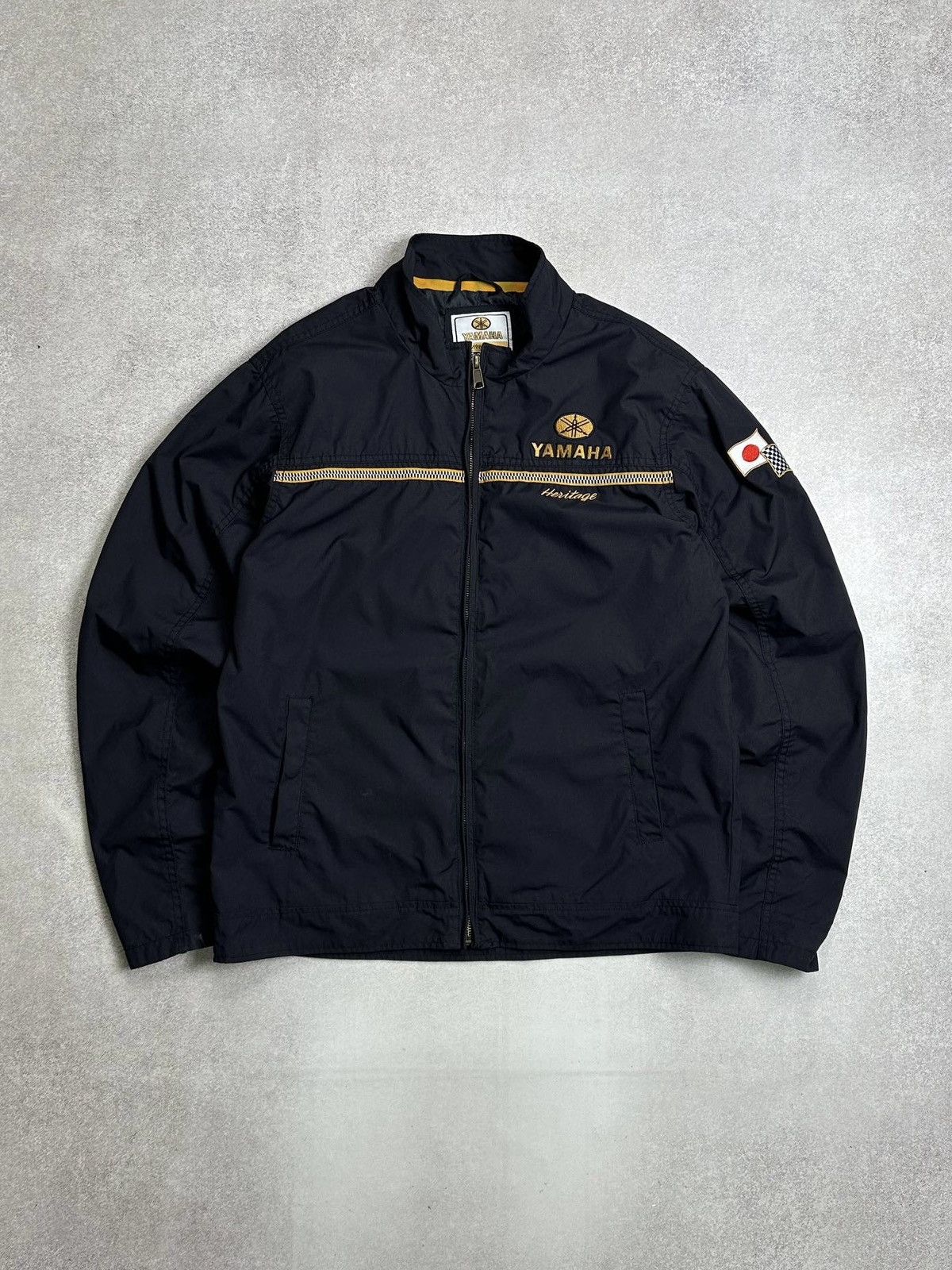 Yamaha Vintage Yamaha Racing Japanese Black Jacket Moto L Size US L / EU 52-54 / 3 - 1 Thumbnail
