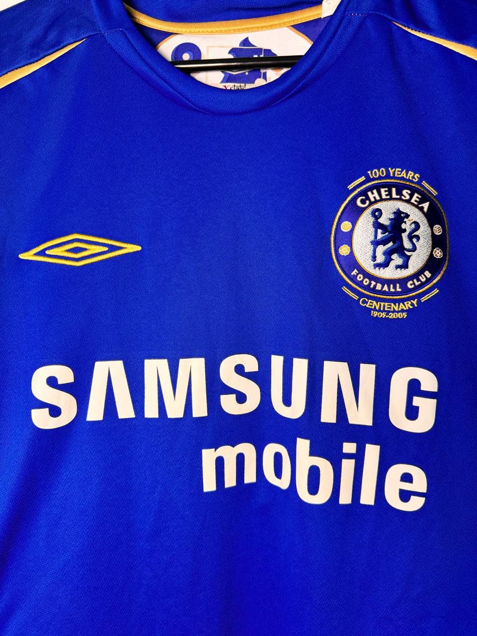 Chelsea Soccer × Umbro Umbro 2005-06 Chelsea Centenary Home Shirt Duff #11 Size US M / EU 48-50 / 2 - 3 Thumbnail