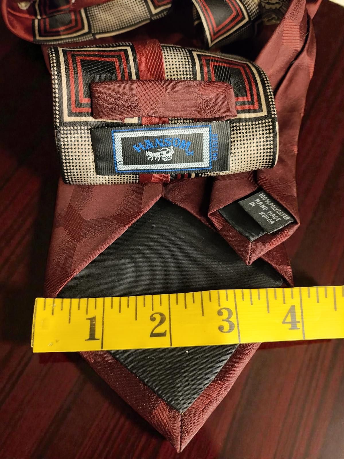 Other Hansom Vintage Classic Men's Tie Size ONE SIZE - 3 Thumbnail