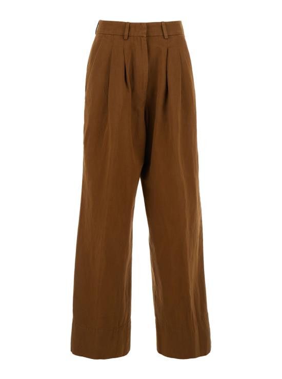 PT Torino PT TORINO Women Straight Pants CDVLFKZ00STDBP710165 Brown Size 28" / US 6 / IT 42 - 1 Thumbnail