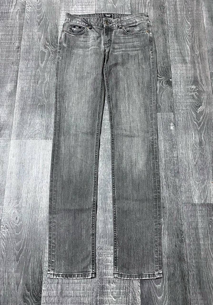 Dolce & Gabbana Dolce & Gabbana D&G Gray Low Tight Washed Jeans Denim Size US 29 - 4 Thumbnail