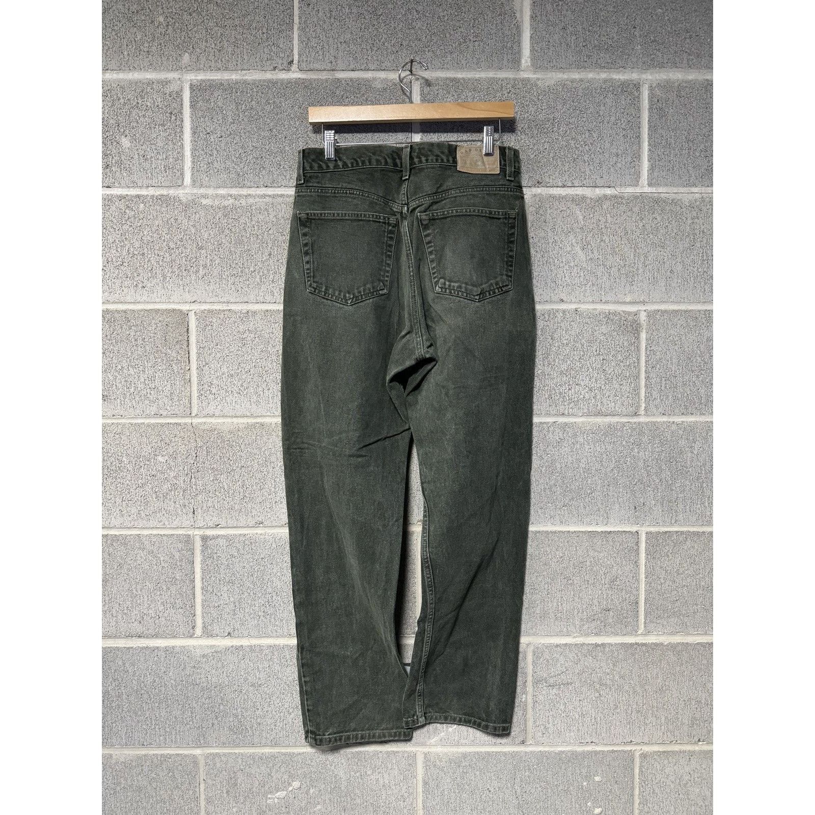 Gap Faded Washed Green Loose Baggy Denim Jeans Skater Bottoms