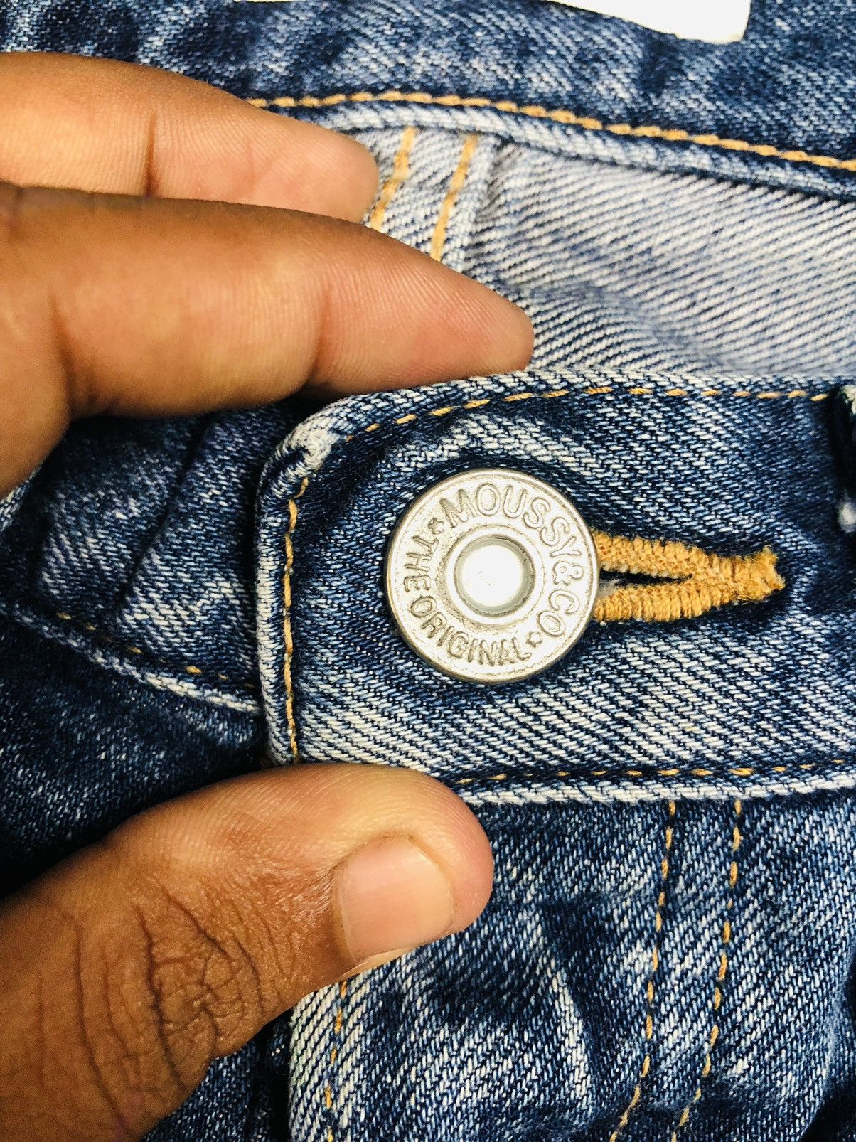 MOUSSY MOUSSY VINTAGE PATCHWORK DENIM (40) Size 25" / US 0 / IT 36 - 9 Thumbnail
