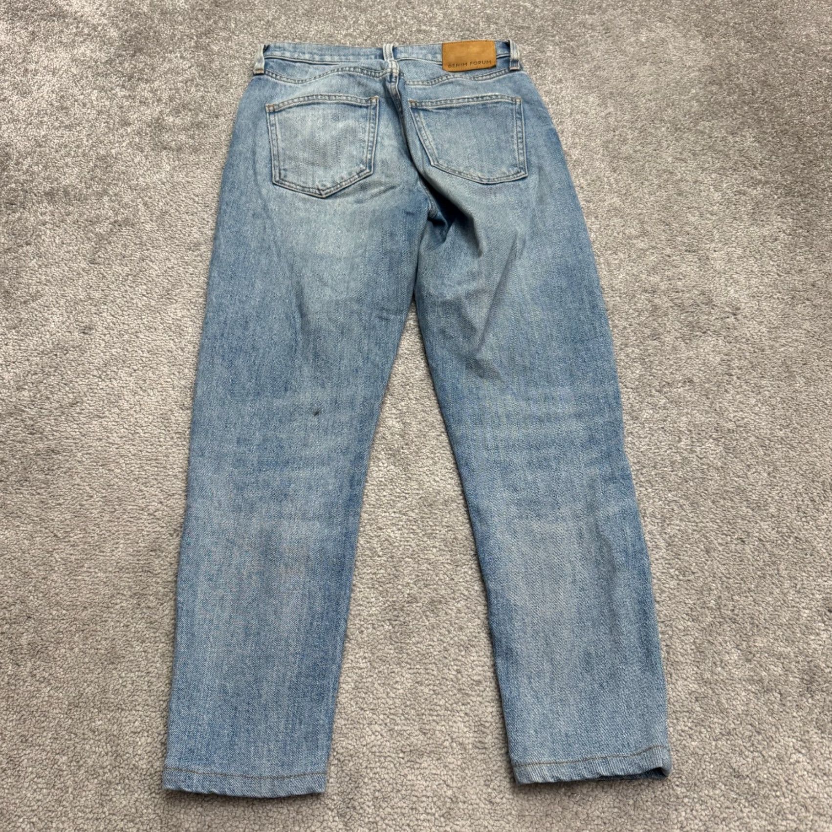 Vintage Denim Forum The Yoko High Rise slim fit Button Fly Jeans Womens 25 Blue Size 42" / US 20 - 2 Thumbnail